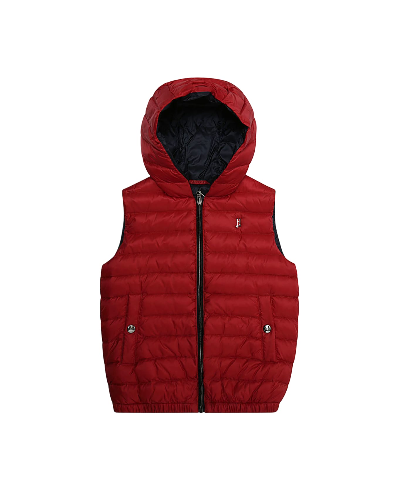 Herno Red Padded Gilet - Bordeaux