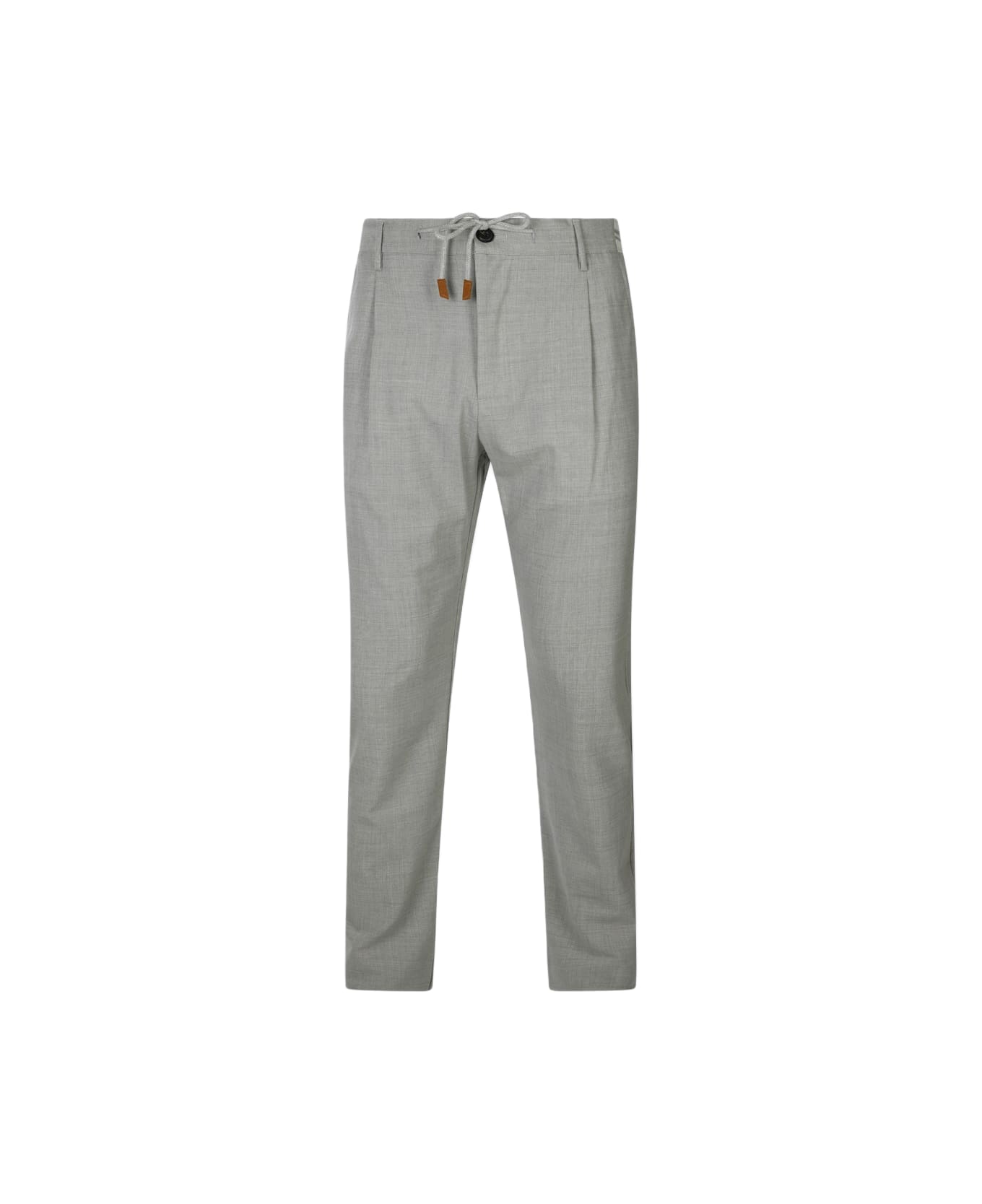 Eleventy Grey Wool Pants ボトムス