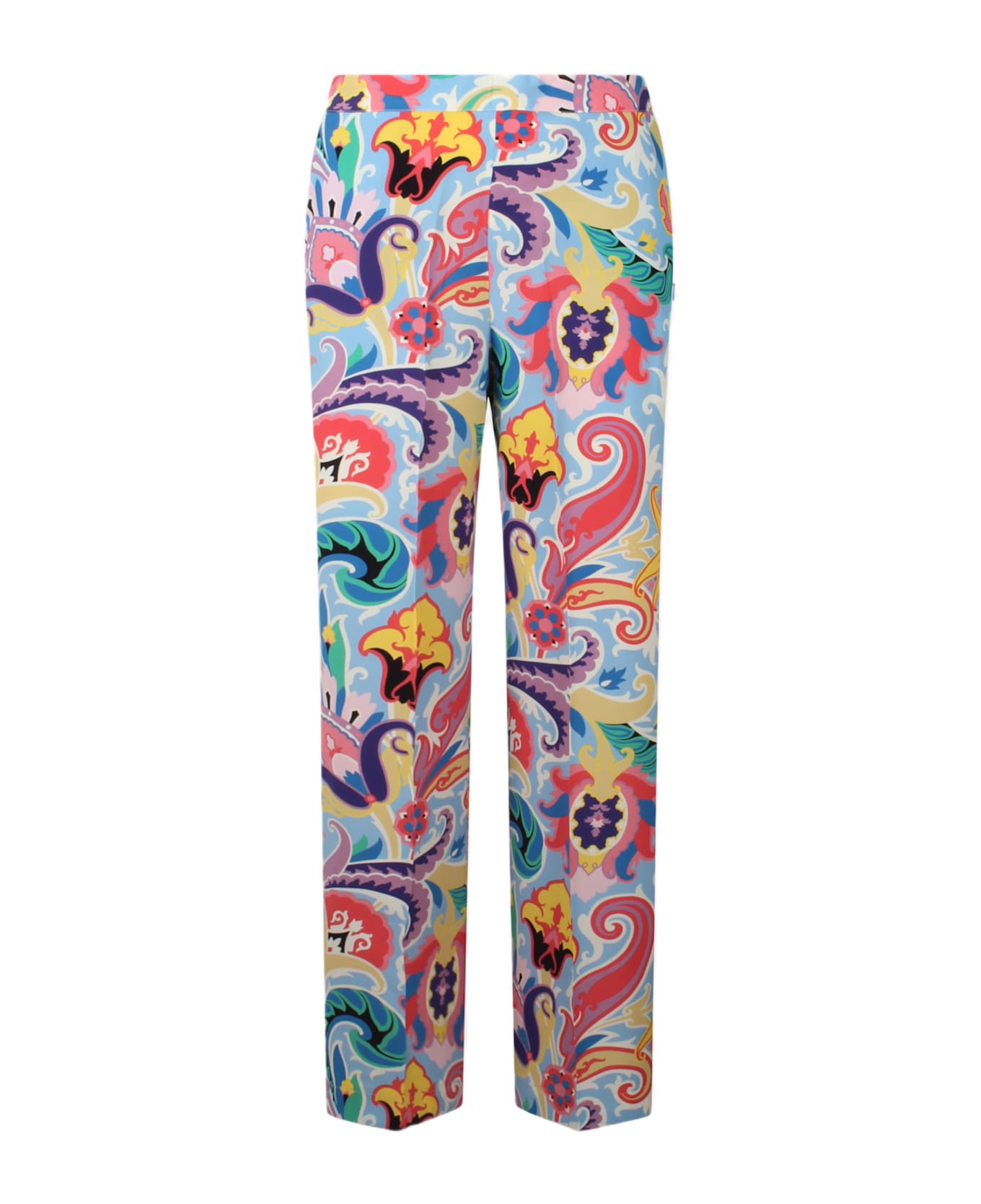 Etro Paisley Trousers - Blue
