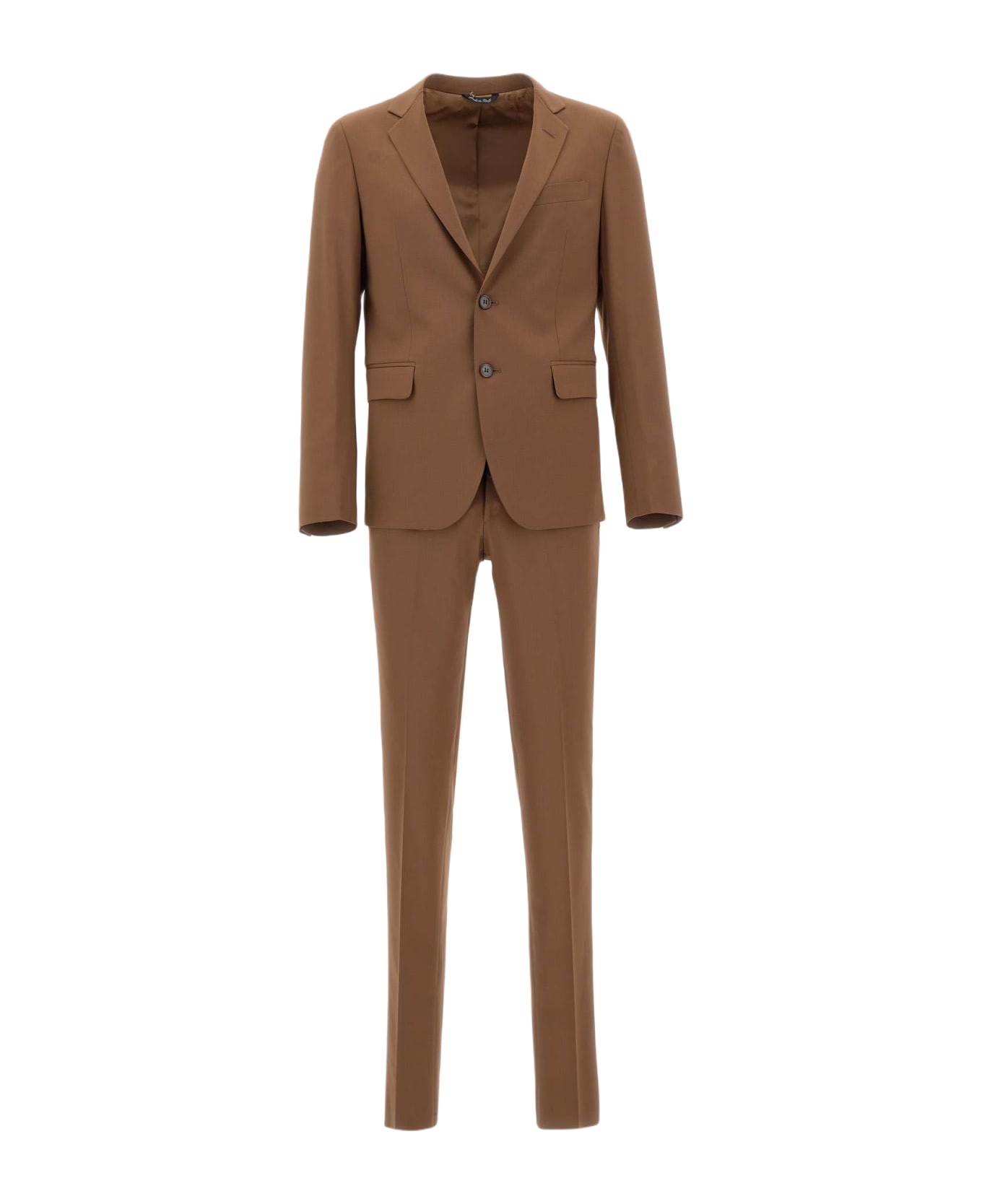 Brian Dales "ga87" Suit Two-piece Cool Wool - BROWN