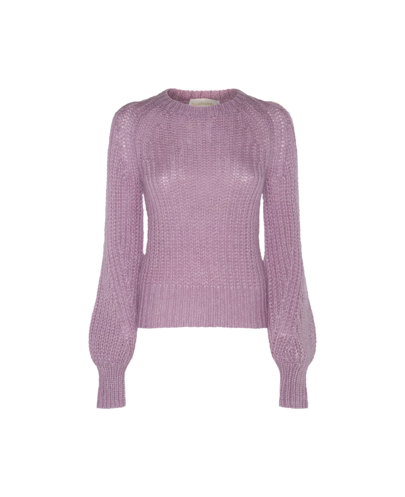 Zimmermann Dusty Lilac Mohair Blend Sweater - DUSTY LILAC