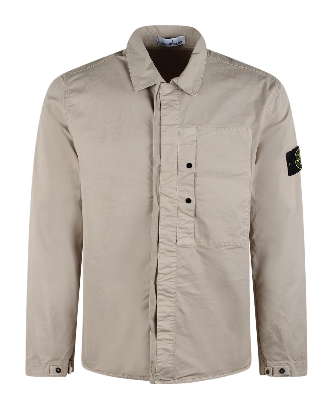 Stone Island Cotton Twill Shirt - Nude & Neutrals