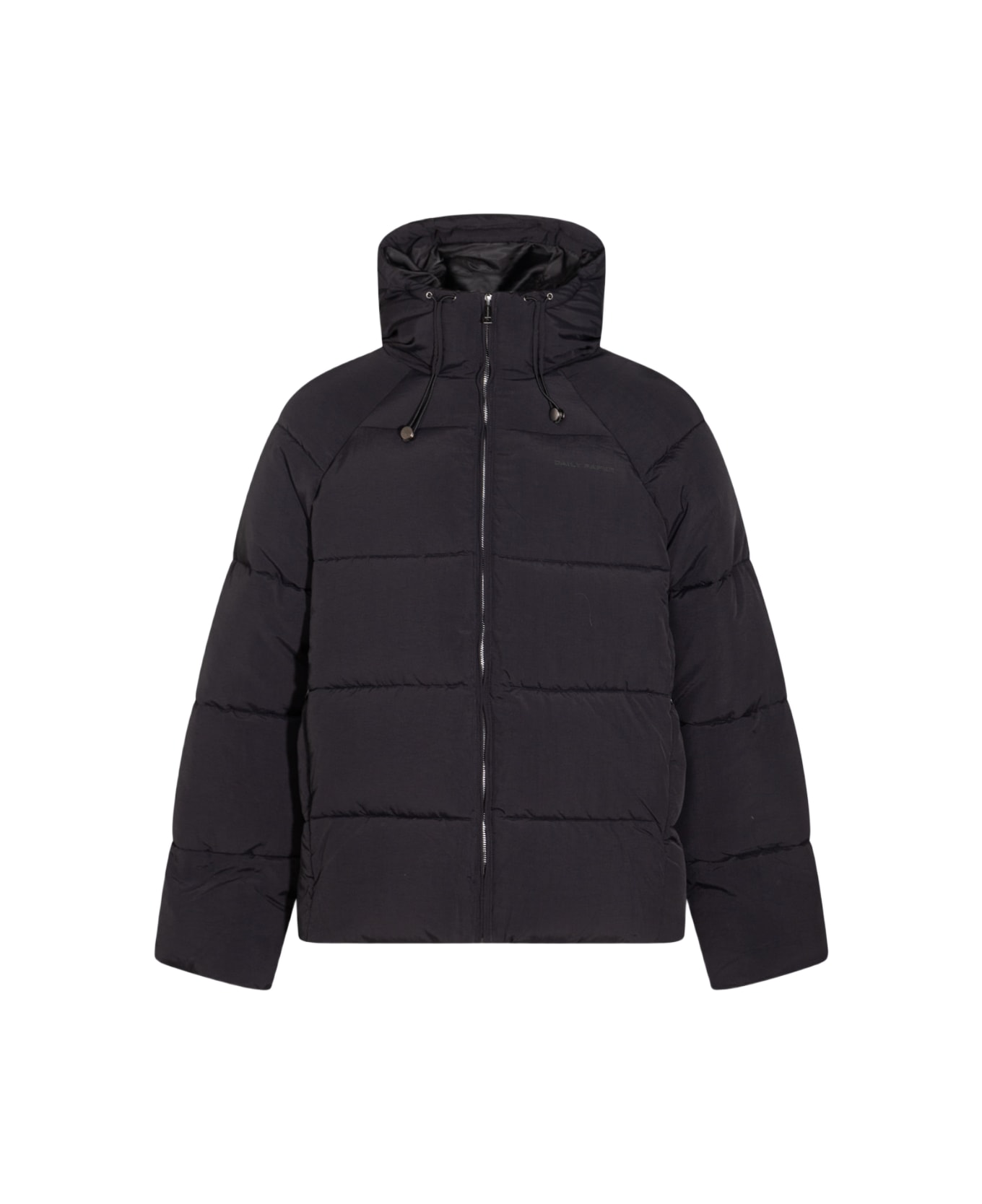 Daily Paper Black Nylon Down Jacket - BLACK