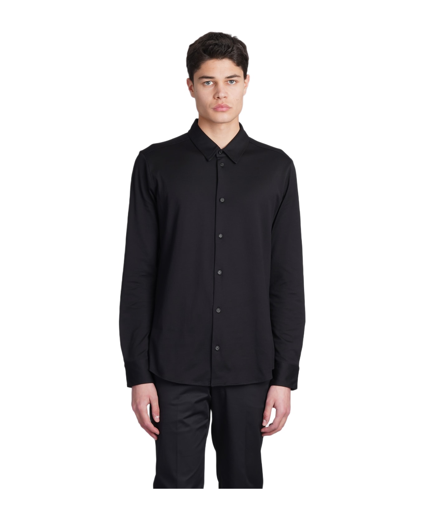 Roberto Collina Shirt In Black Cotton - BLACK