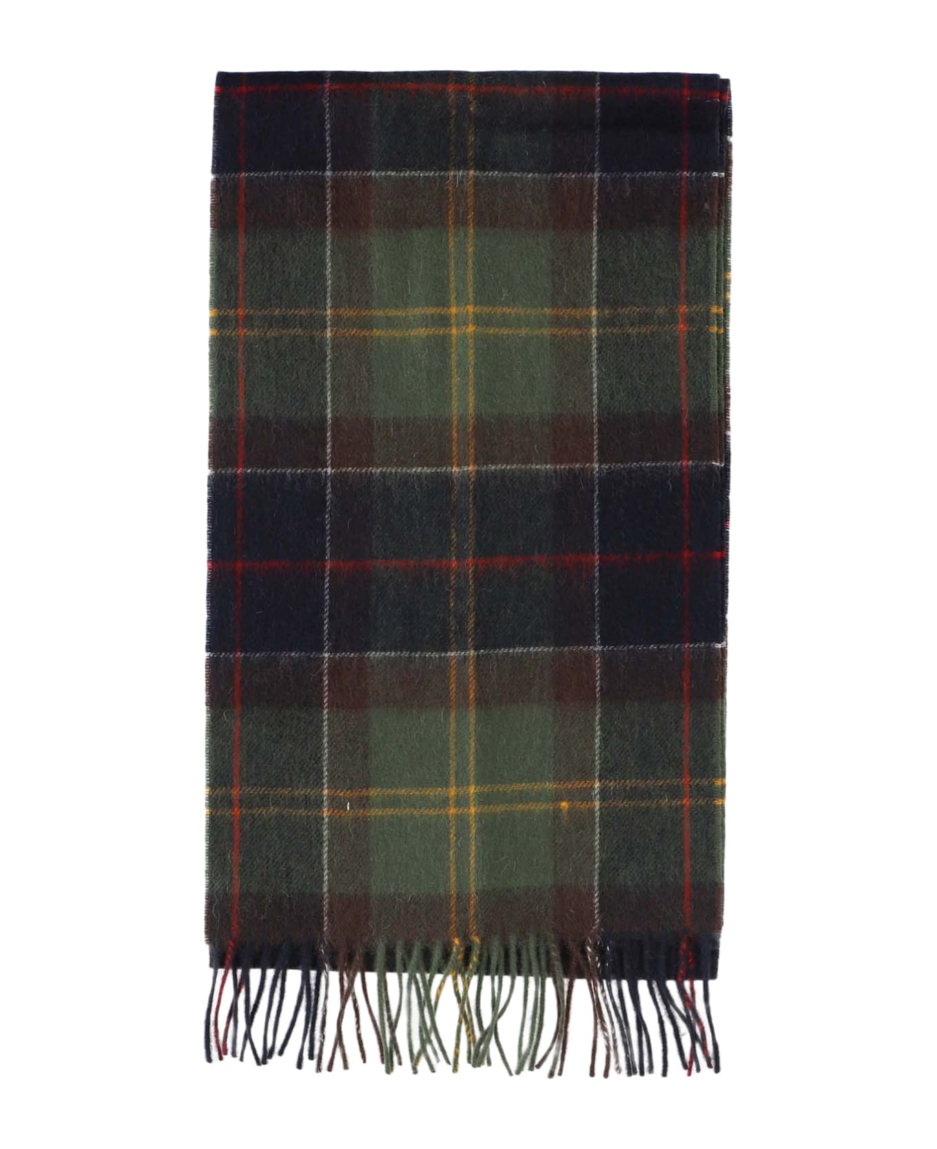 Barbour Acrylic Scarf With Check Pattern - Classic Tartan