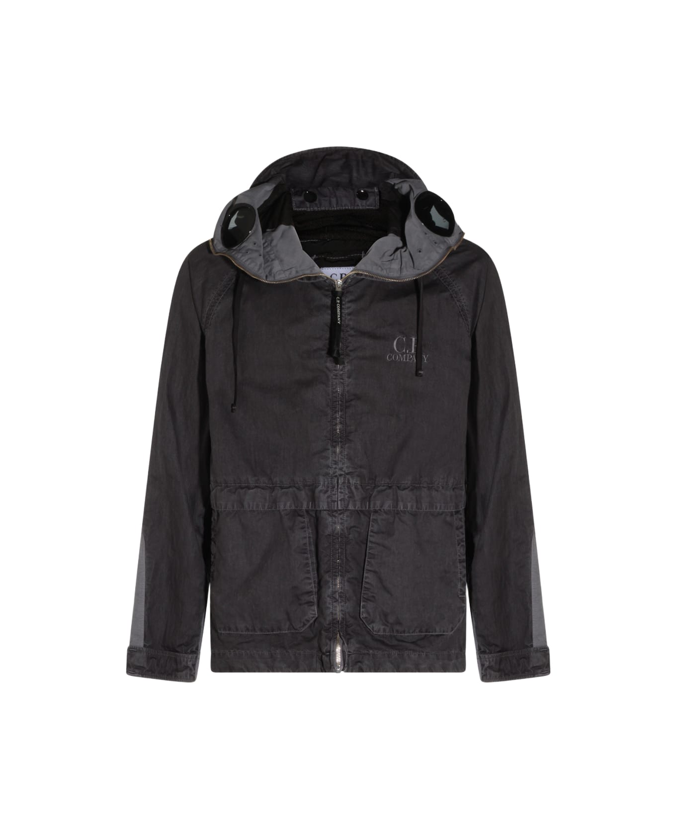 C.P. Company Black Cotton Casual Jacket - Black
