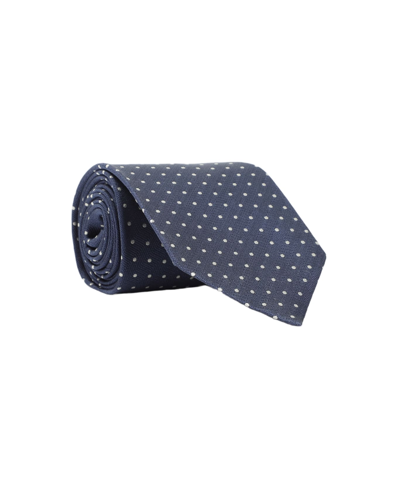 Tom Ford Micro Dot Tie - BLUE
