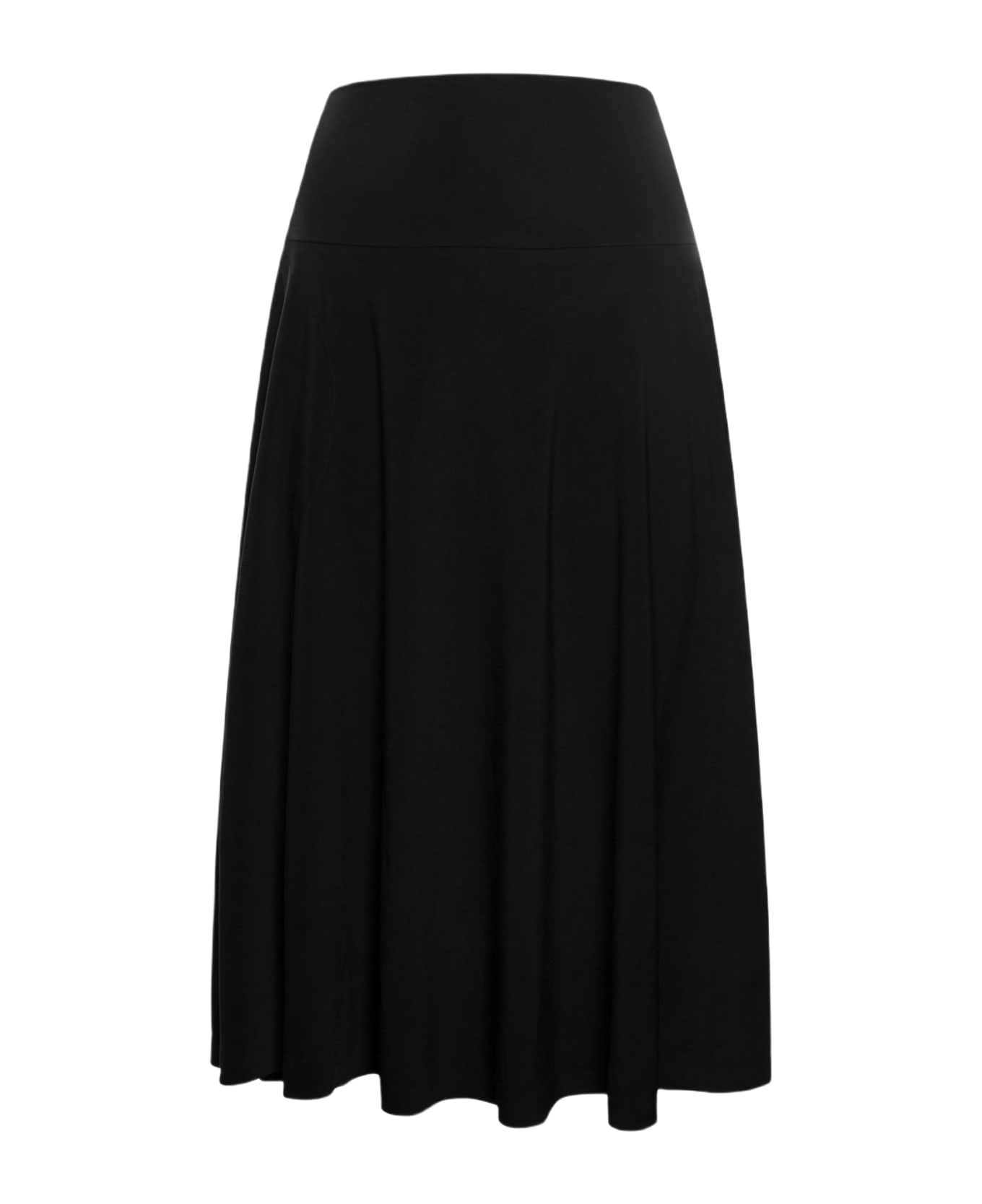 Norma Kamali Jersey Skirt - Black