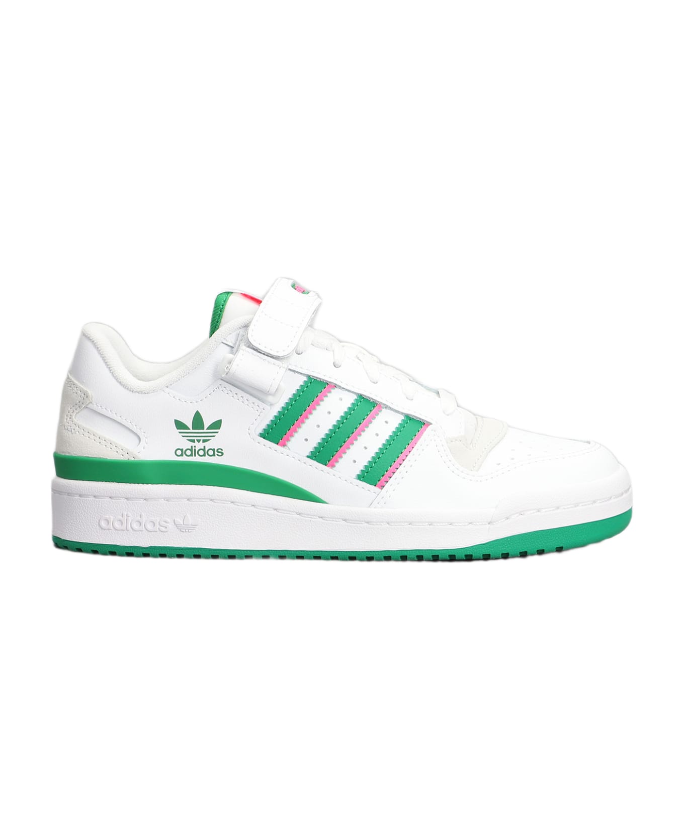Adidas Forum Low Sneakers In White Leather - WHITE スニーカー