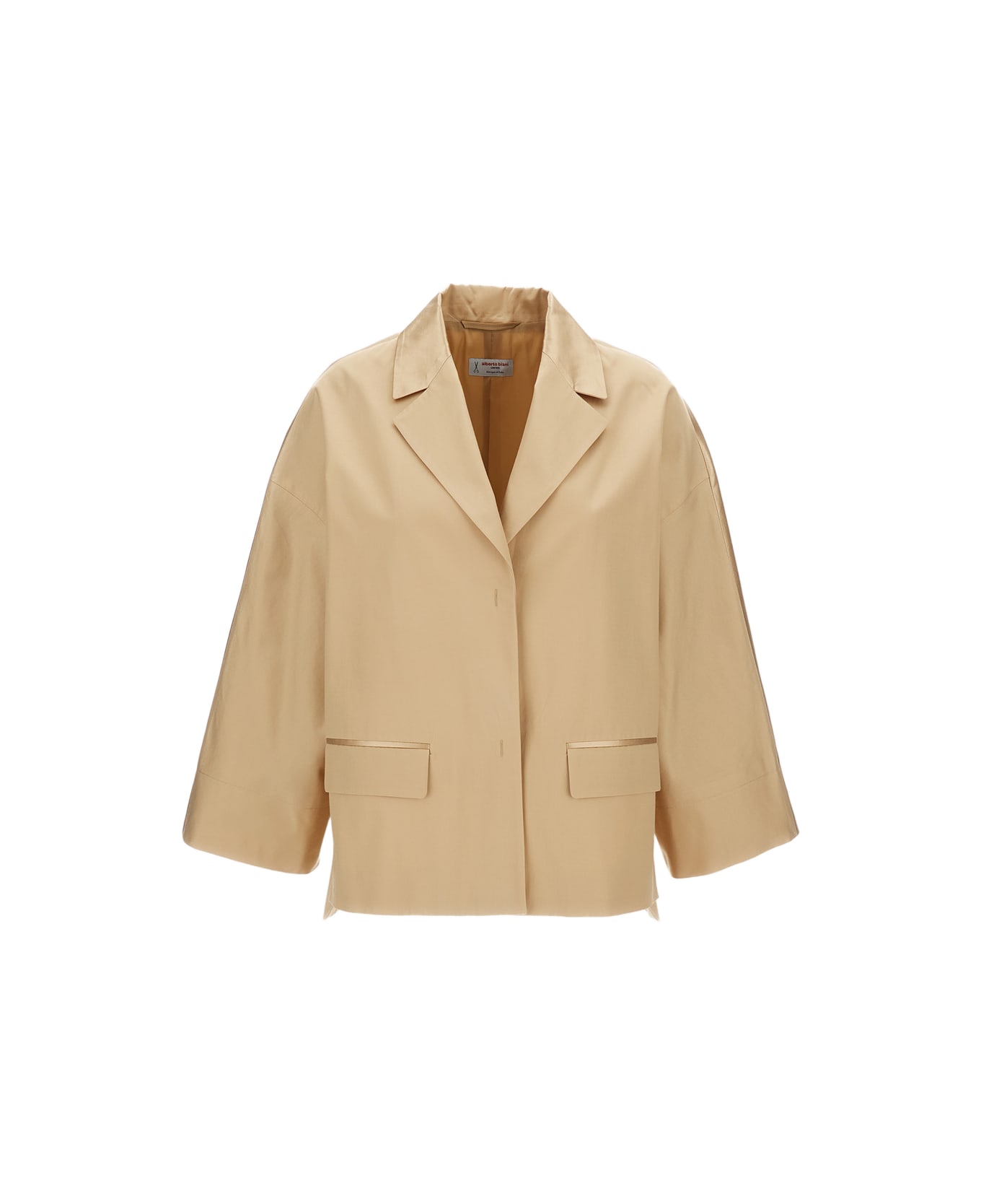 Alberto Biani Silk Blend Jacket - Green