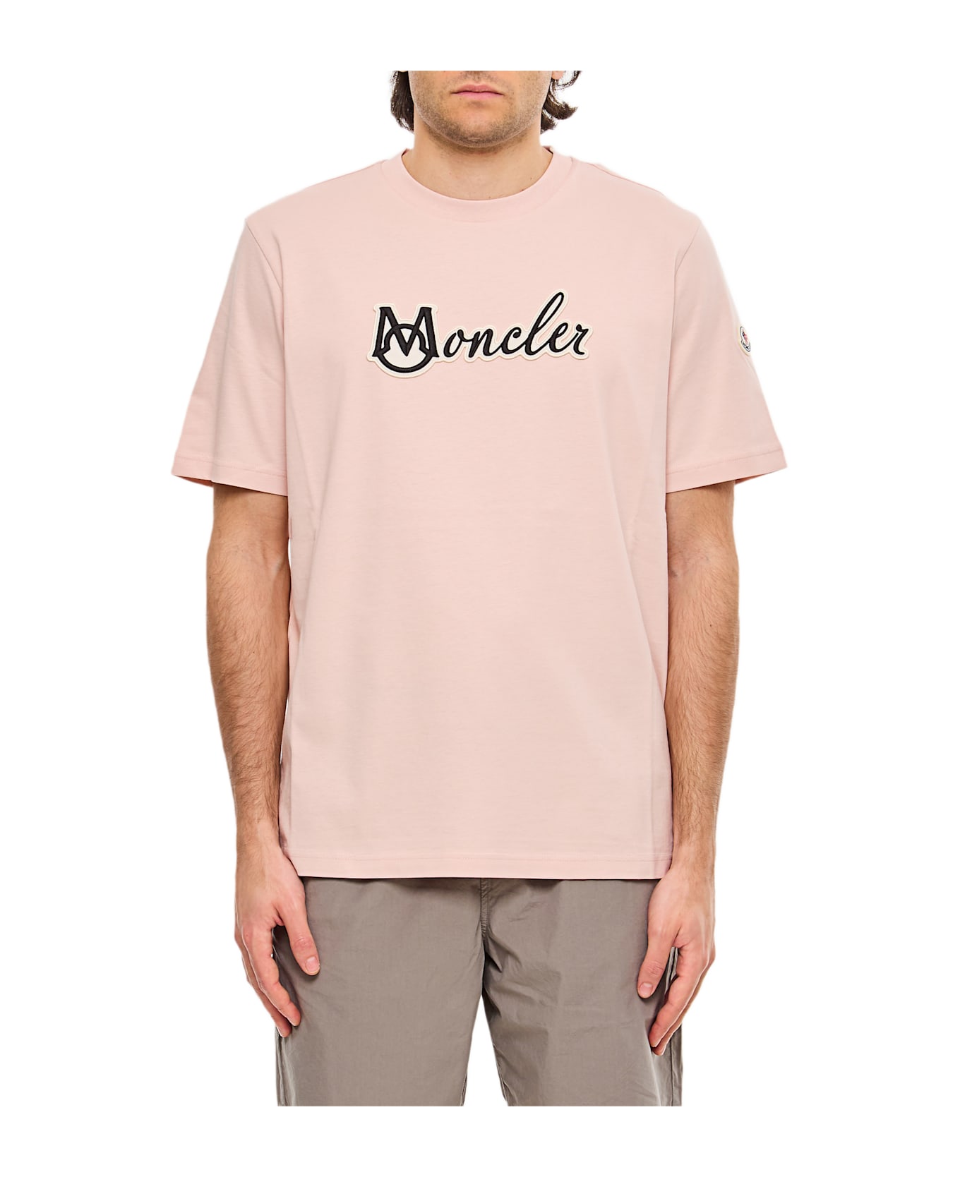 Moncler Logo T-shirt - Pink