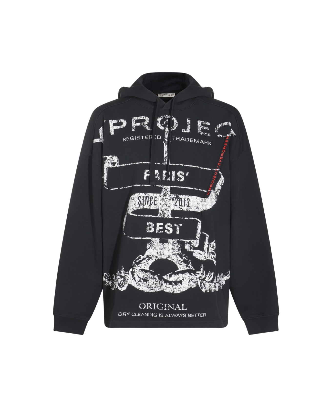Y/Project Black Cotton Sweatshirt