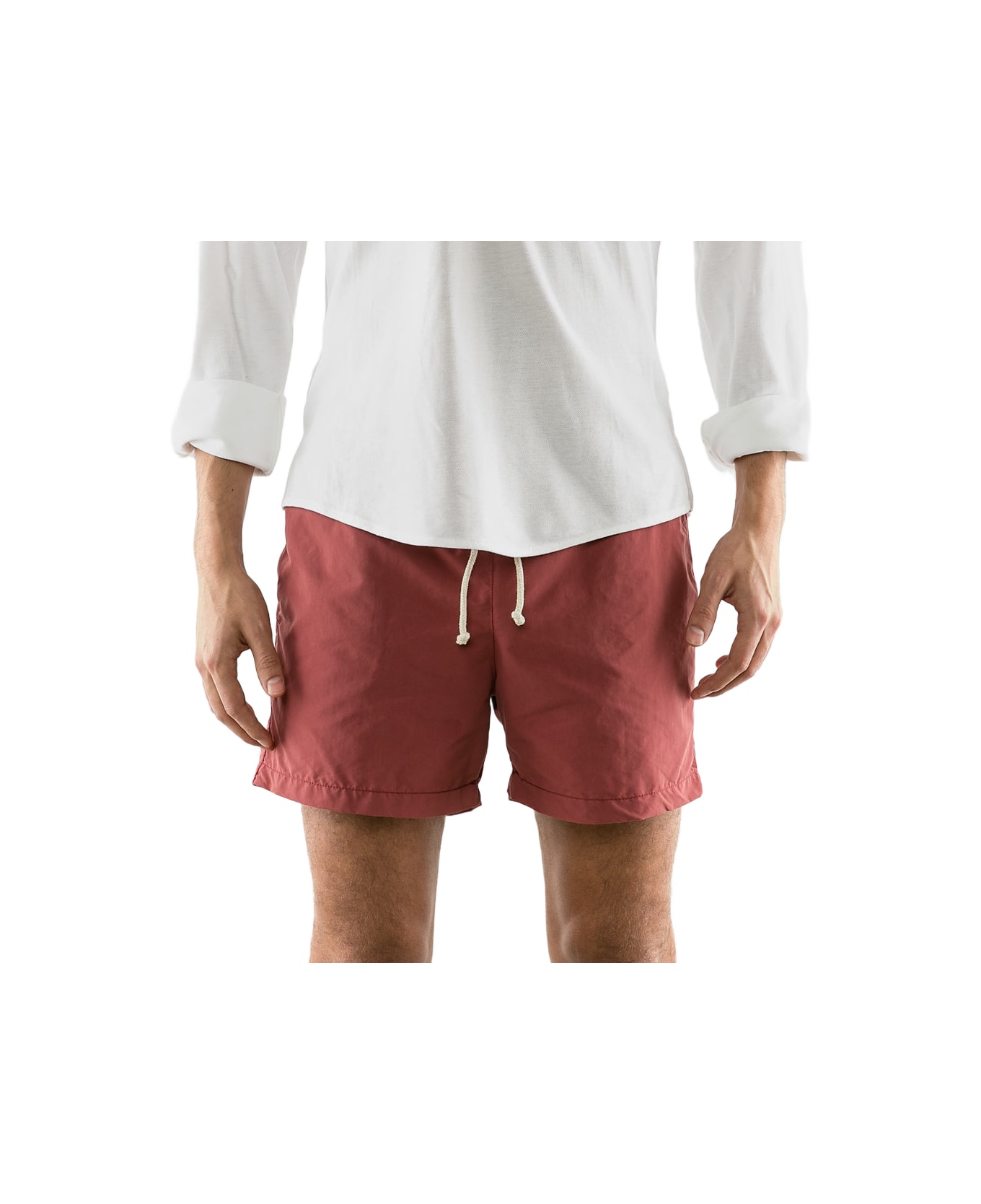 Ripa Ripa Rosso Veneziano Swim Shorts - Red