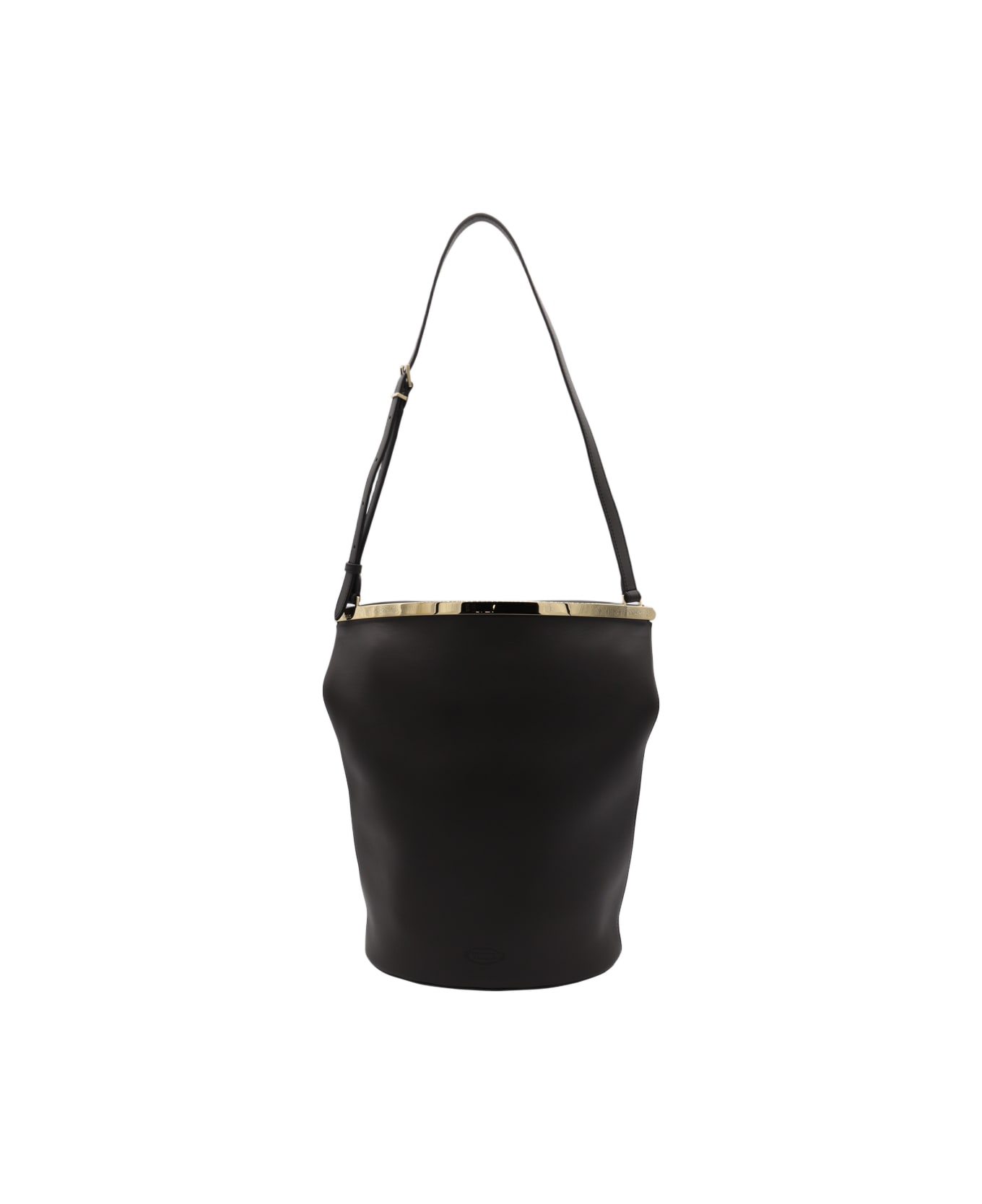 Tod
s Black Leather Satchel - Palissandro