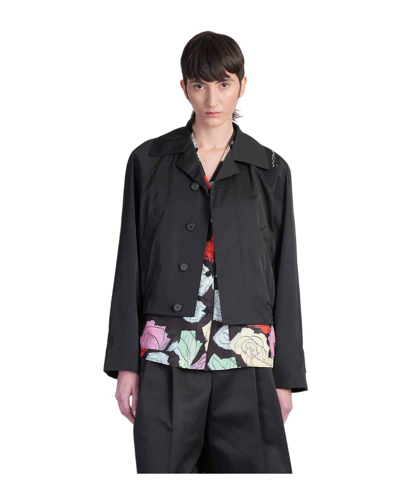 Marni Casual Jacket In Black Polyester - black