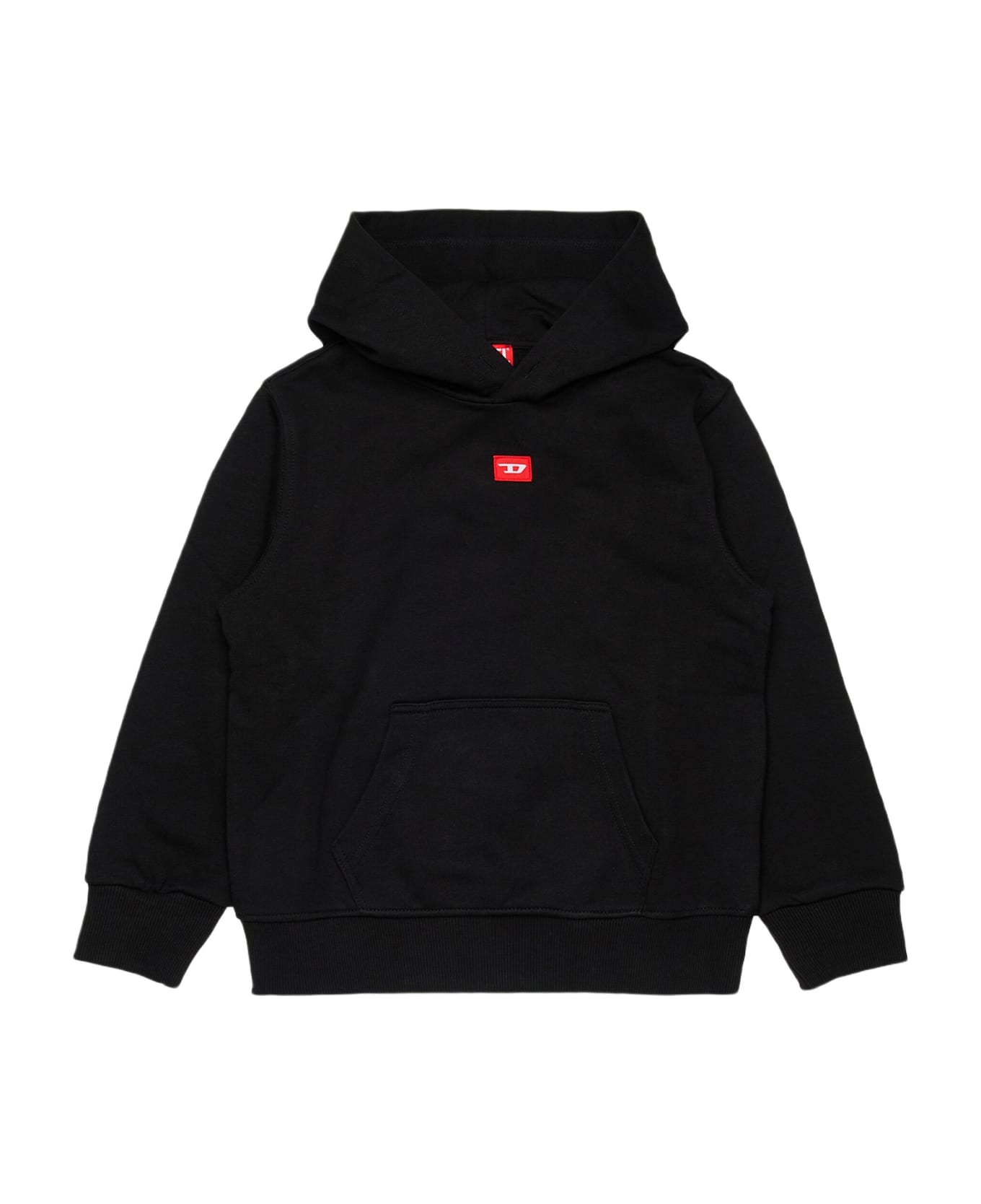 Diesel Cotton Sweatshirt With Logo - Black