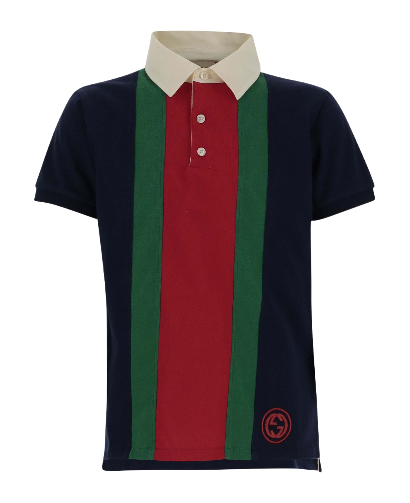 Gucci Cotton Polo Shirt With Logo - Red