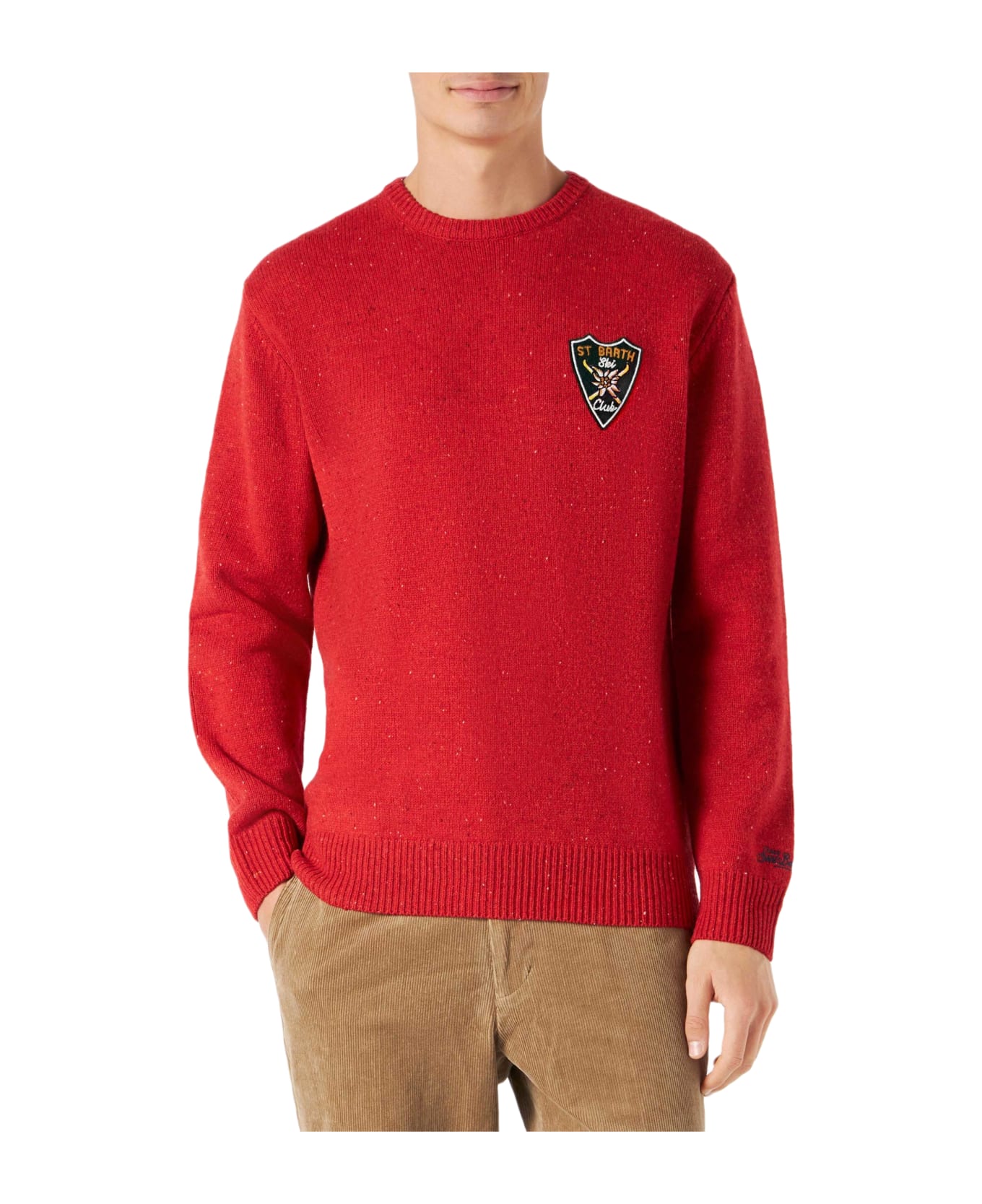 MC2 Saint Barth Man Red Sweater - RED