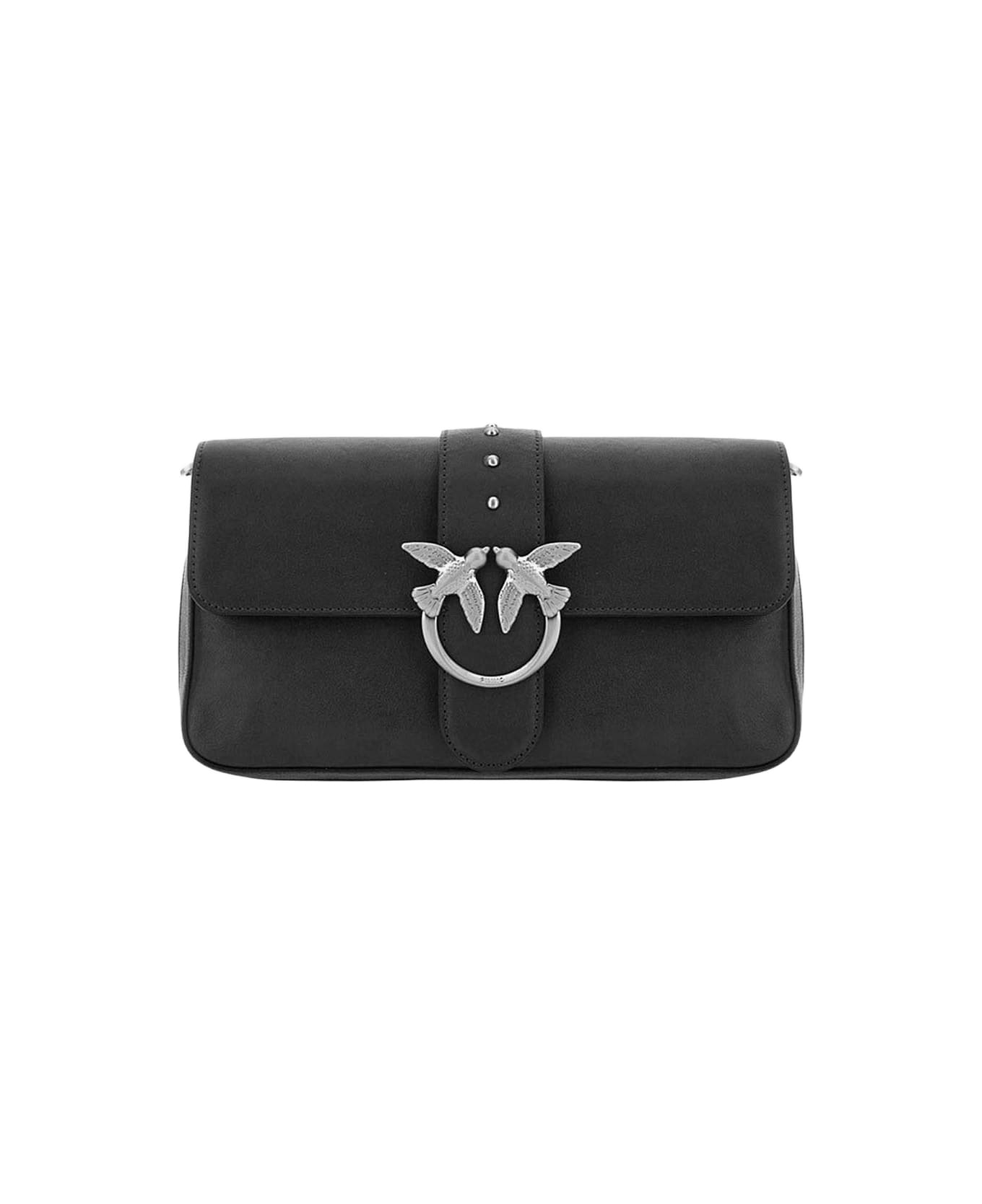 Pinko Classic Love Bag Slouchy Shoulder Bag - Black