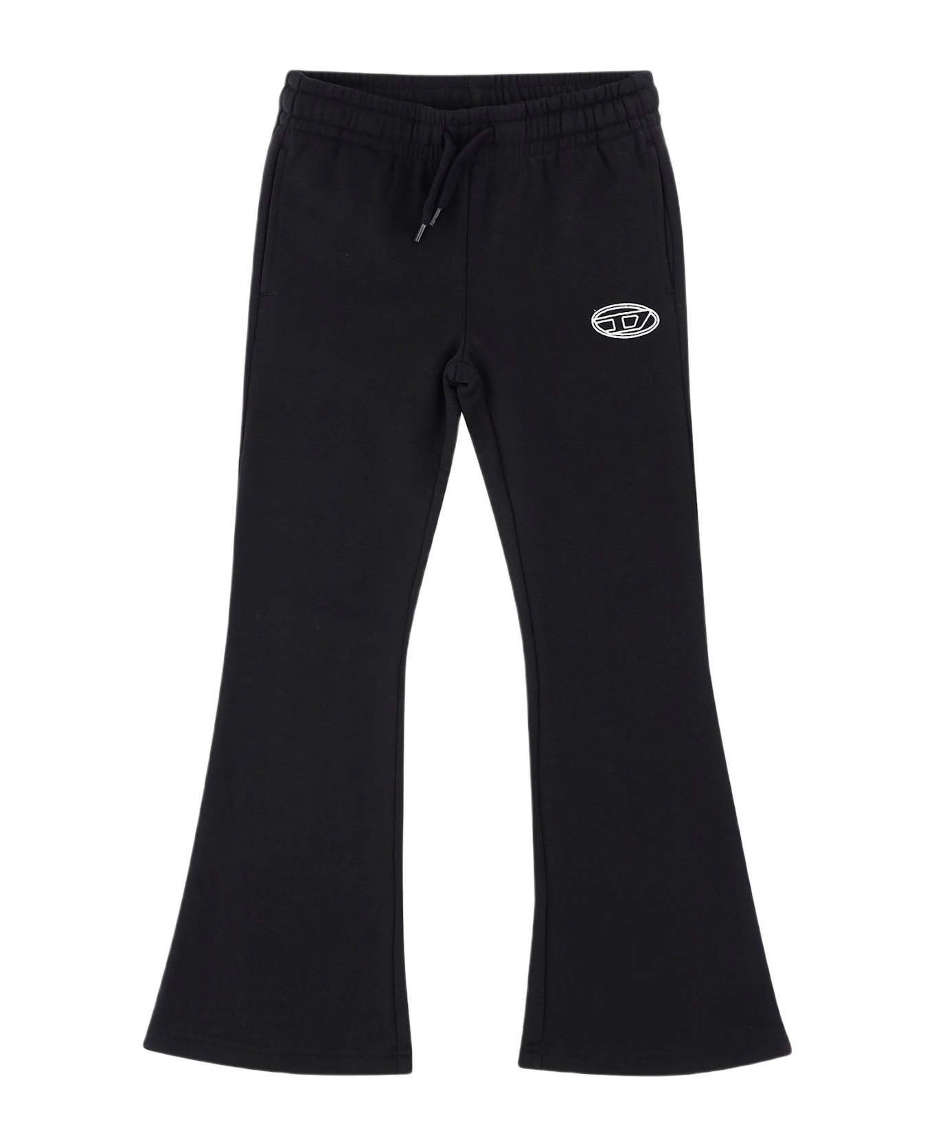 Diesel Cotton Pebirt Pants - Black