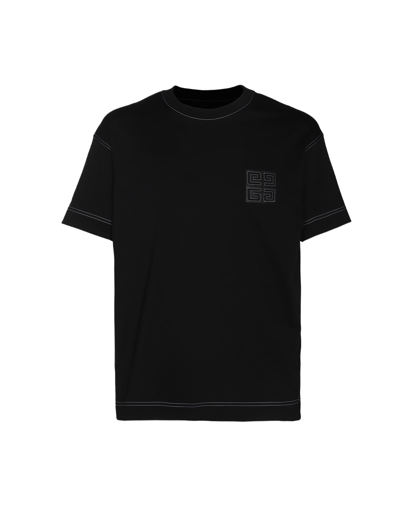 Givenchy Black Cotton T-shirt - Black