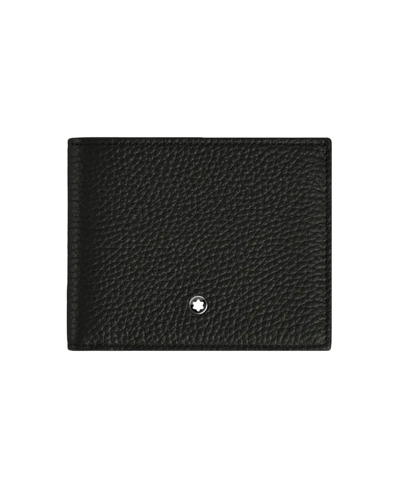 Montblanc Leather Wallet With Logo - Black