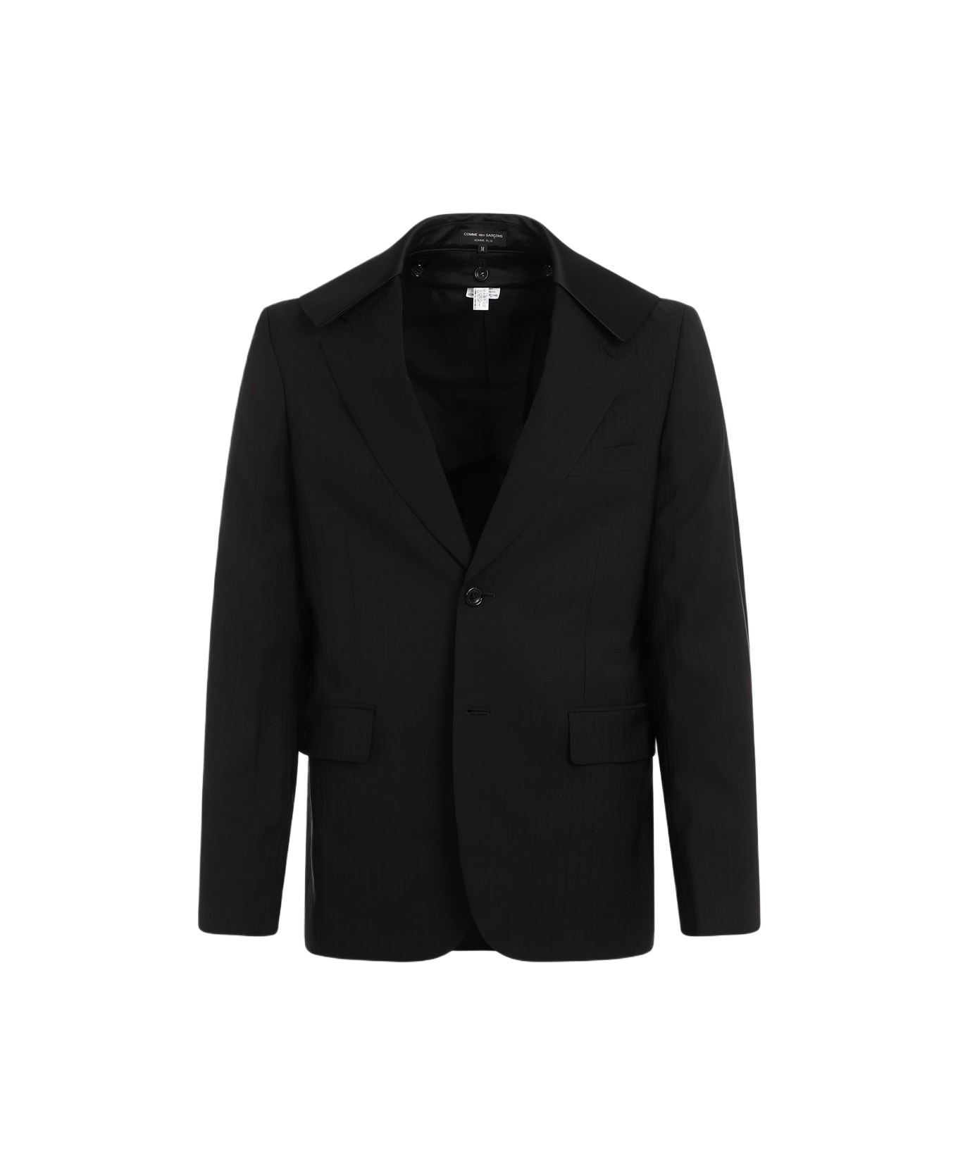 Comme Des Garçons Homme Plus Wool Jacket - Black Black
