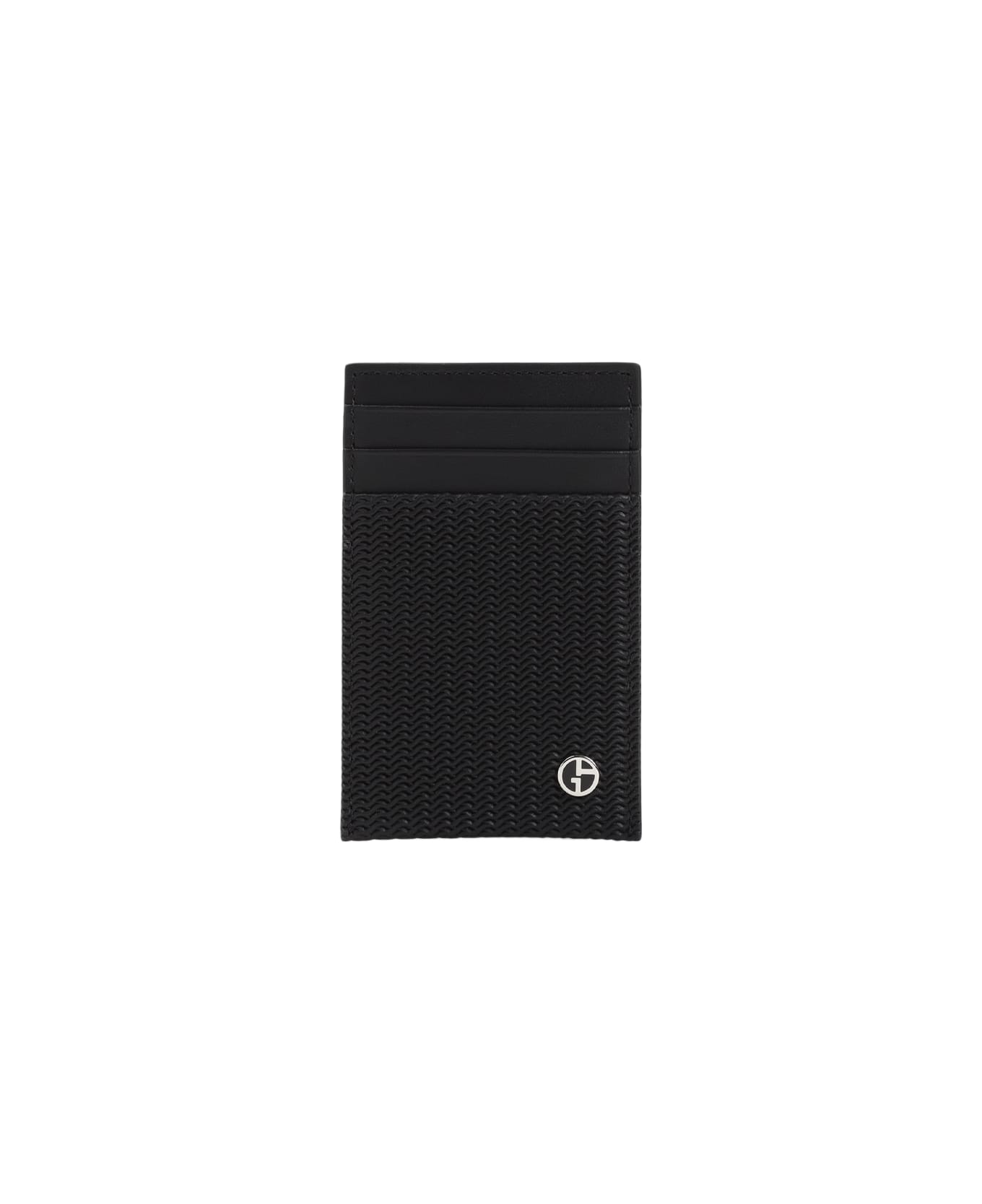 Giorgio Armani Credit Card Holder - Nero