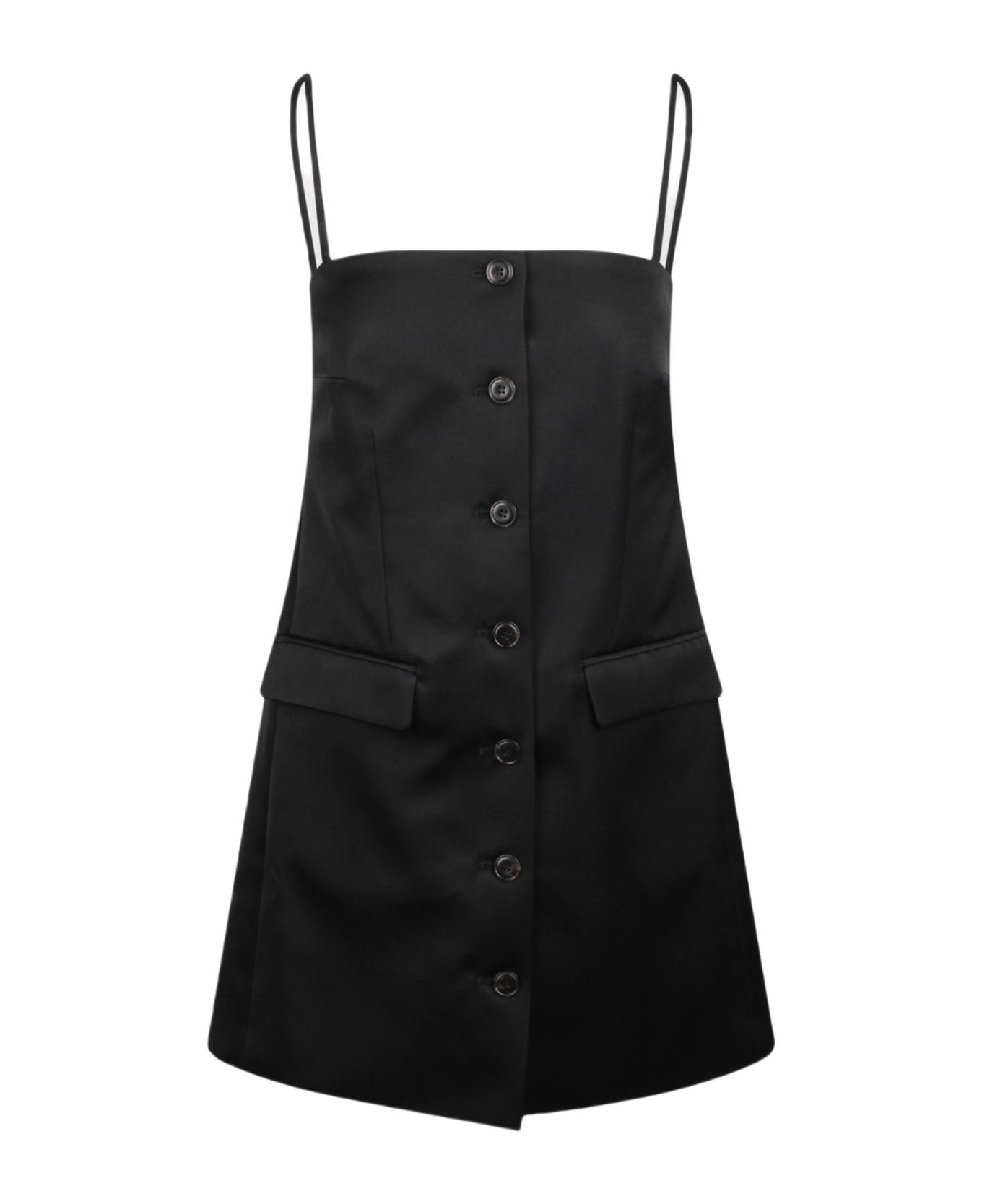 Nanushka Tech-satin Mini Tailored Dress ワンピース＆ドレス
