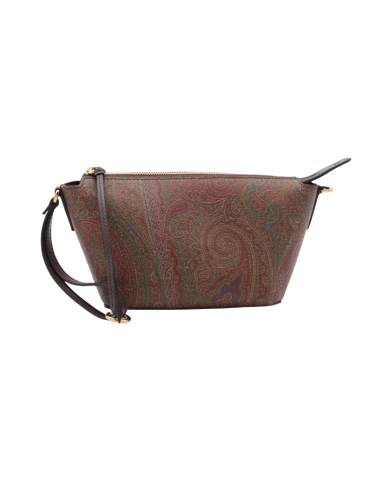Etro Brown Cotton Arnica Mini Shoulder Bag - Brown