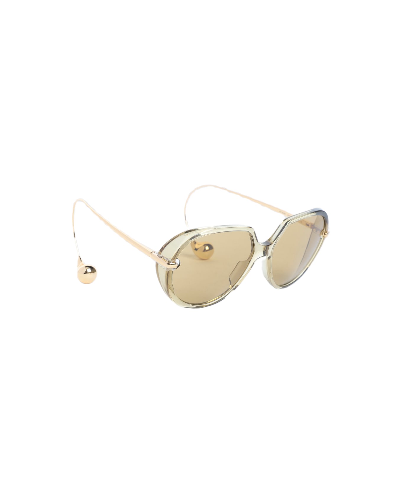 Bottega Veneta Bv1436s Sunglasses - Yellow Gold Brown