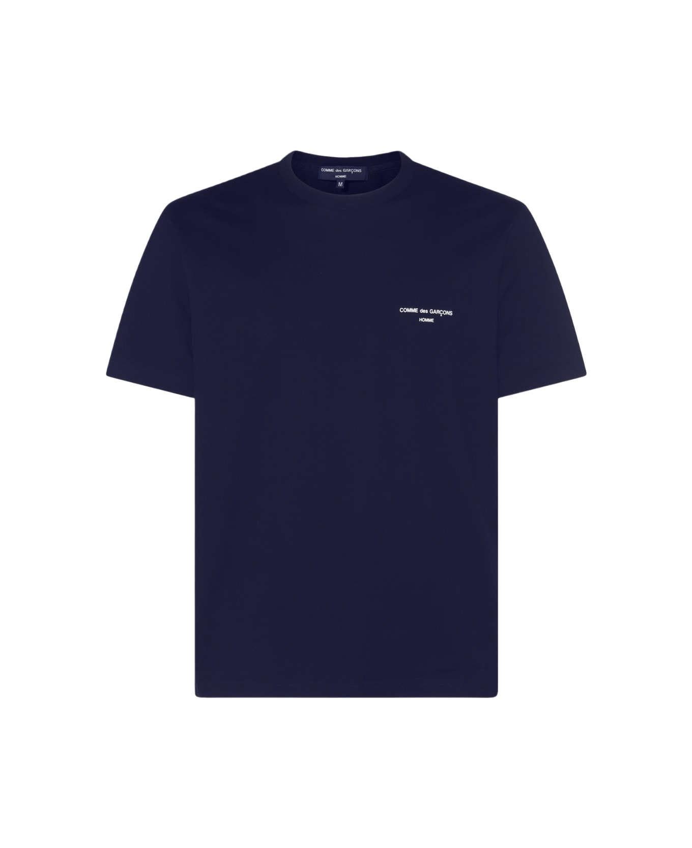 Comme des Garçons Homme Navy Cotton T-shirt - Blue シャツ