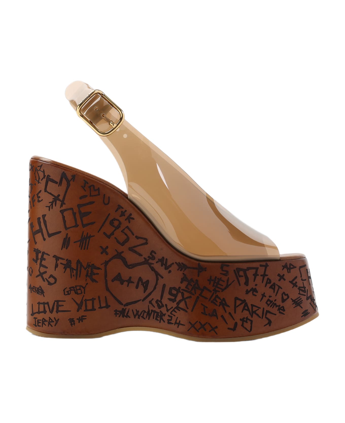Chloé 
maxime
 Wedge Sandals - Sunny Brown
