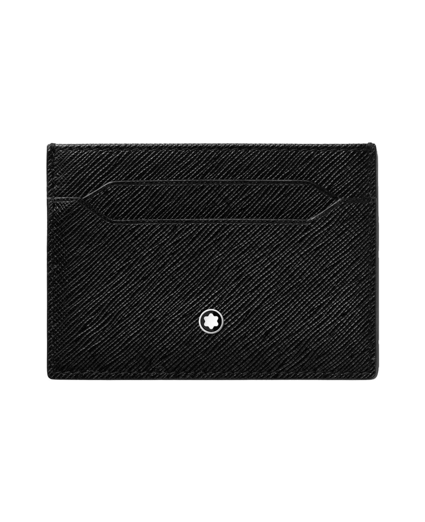 Montblanc Black Leather Card Holder - Black