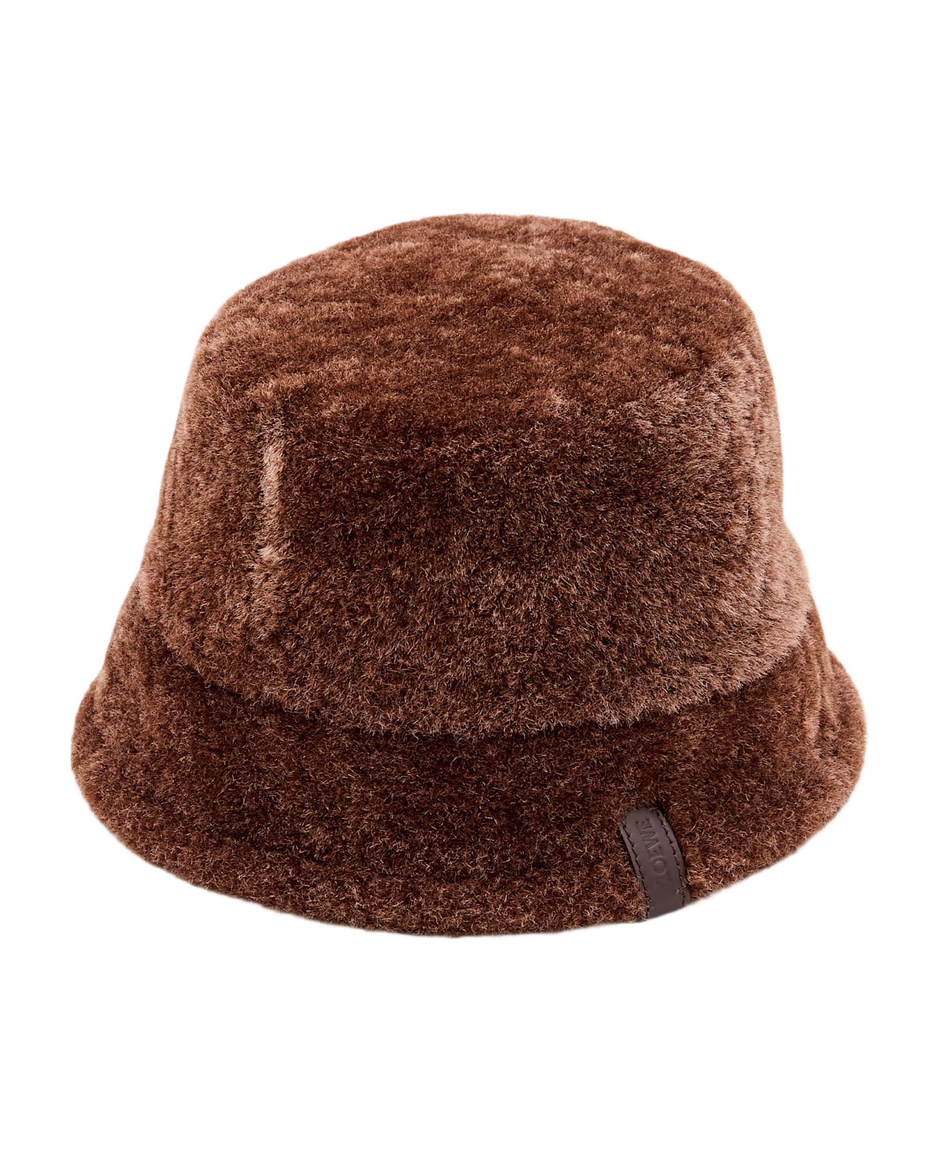 Loewe Shearling Bucket Hat - Brown