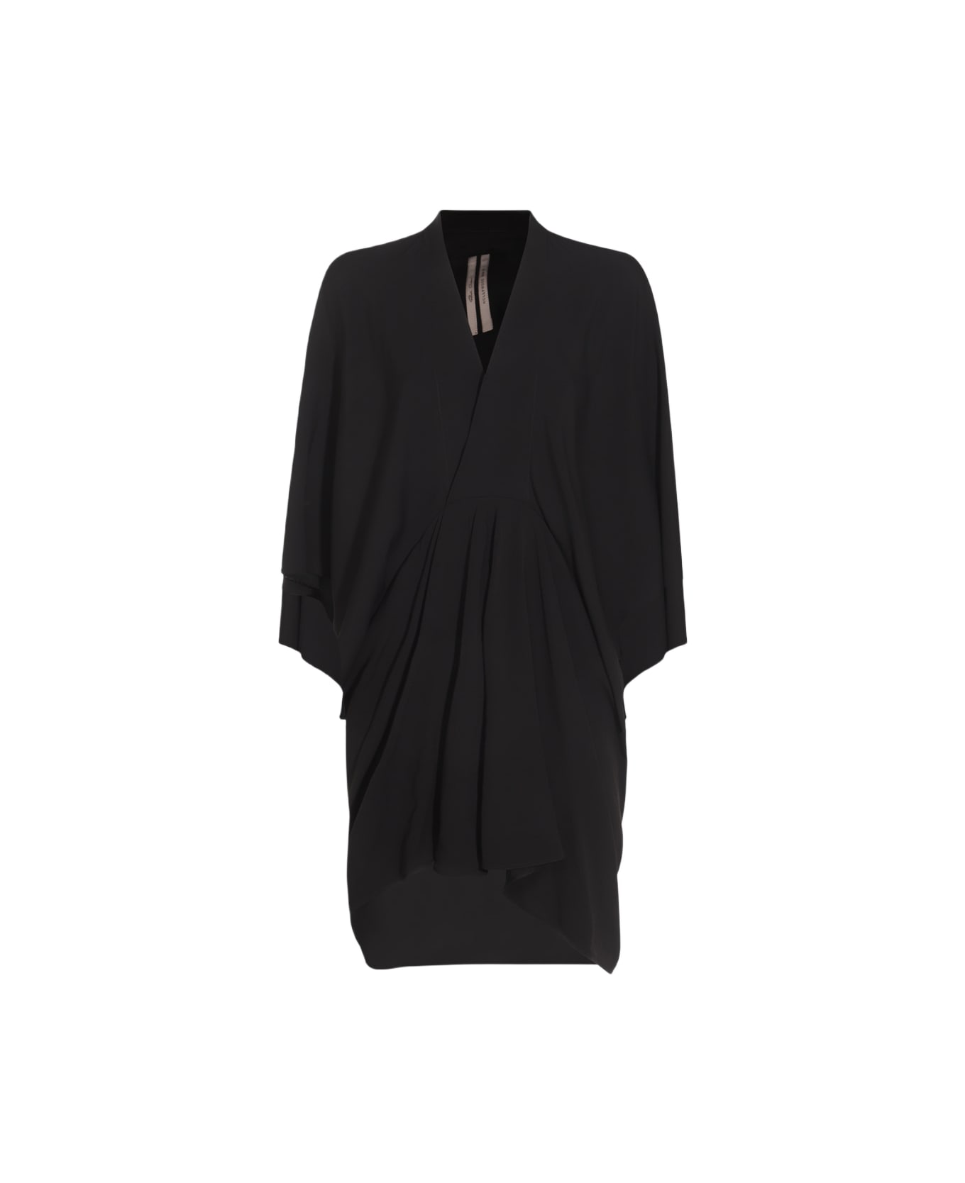 Rick Owens Black Viscose Dress - Black