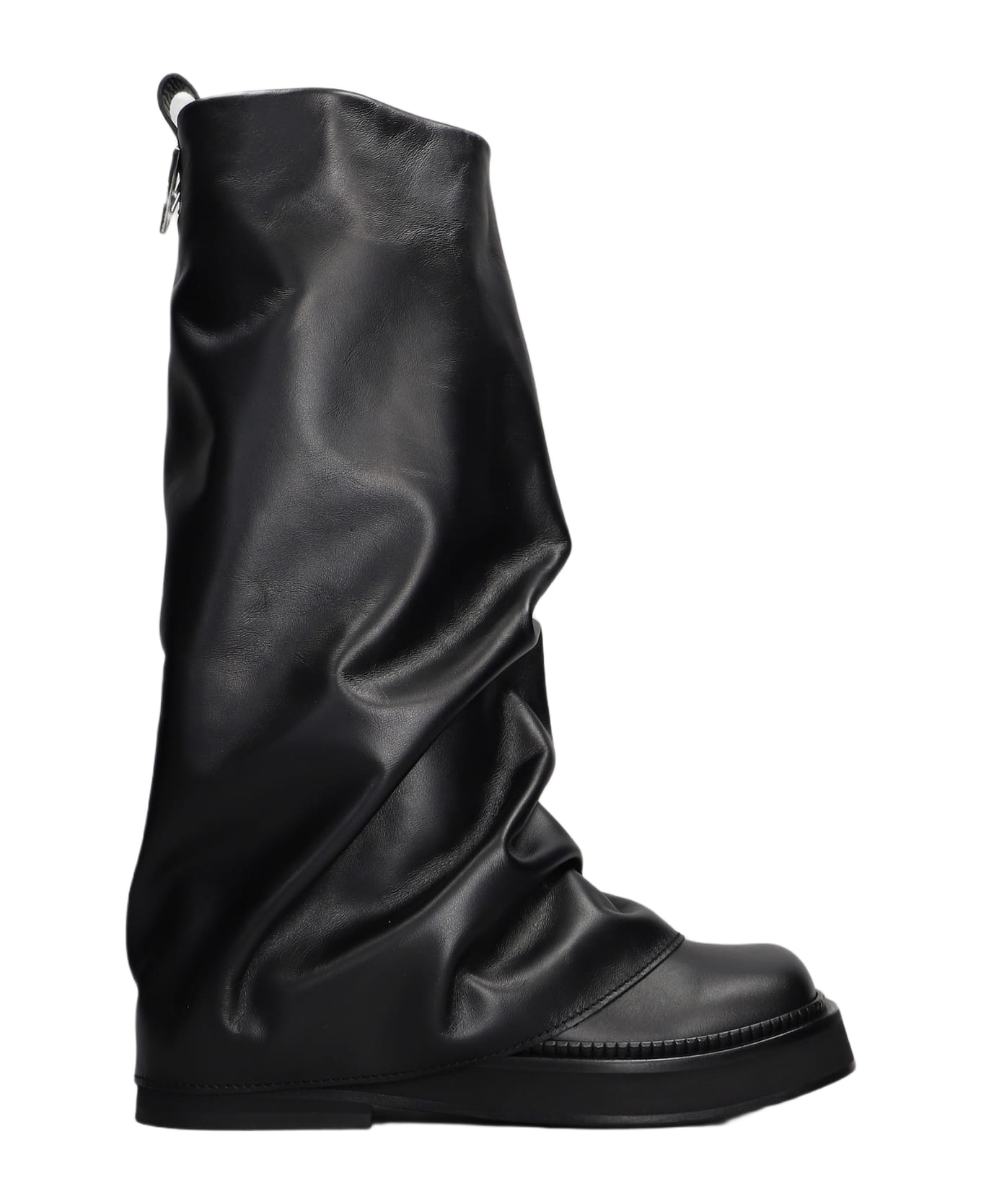 The Attico Robin Combat Boots - Black ブーツ