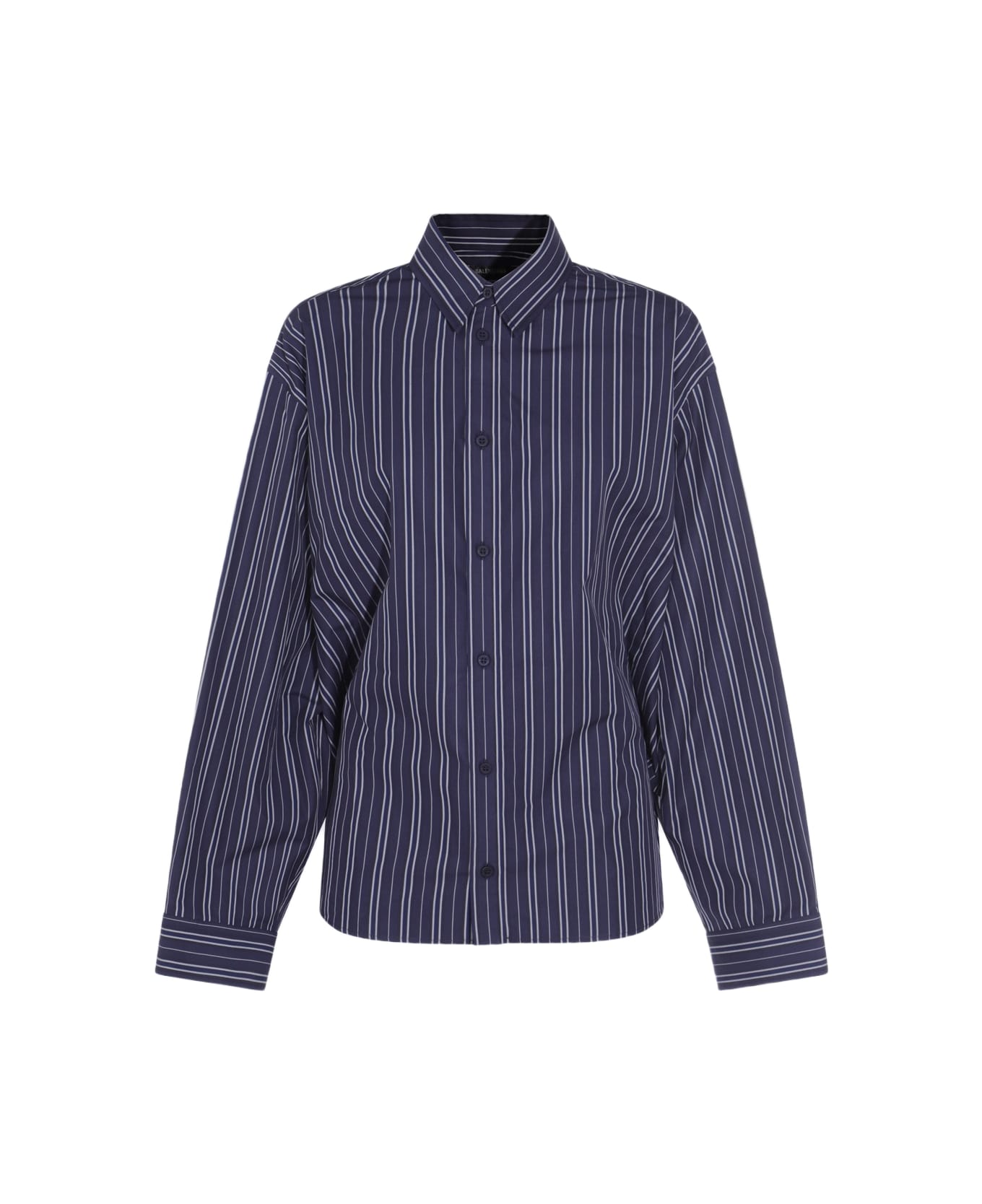 Balenciaga Navy Cotton Shirt