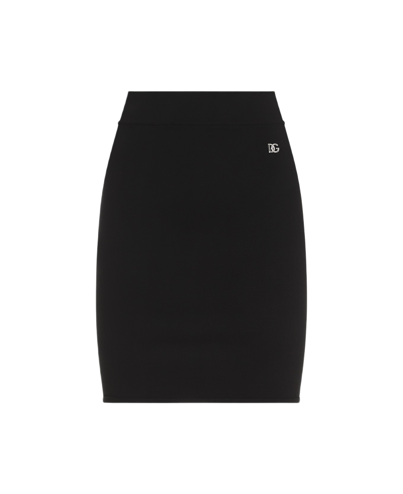 Dolce & Gabbana Viscose Mini Skirt - Nero