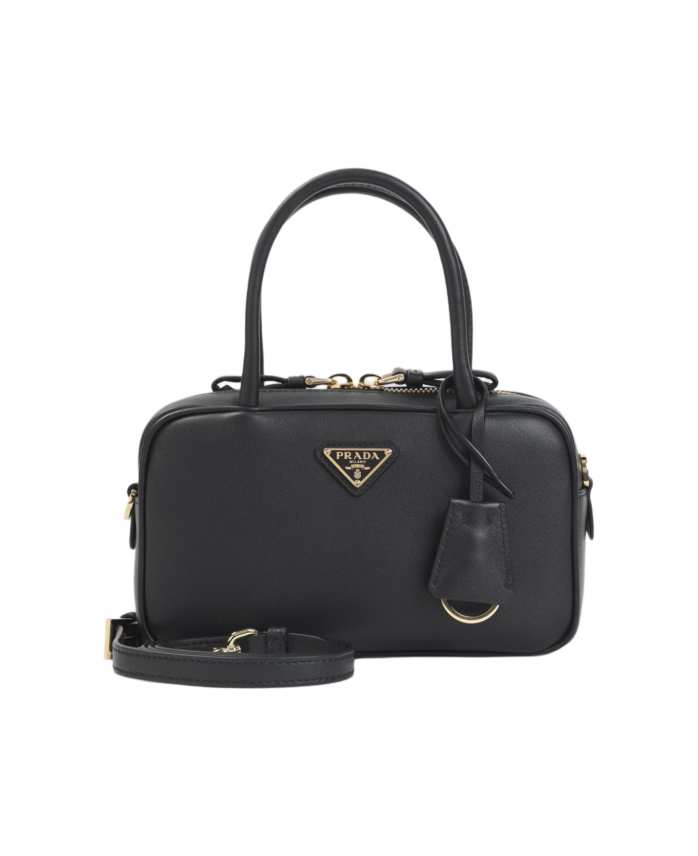 Prada Calf Leather Handbag - Nero