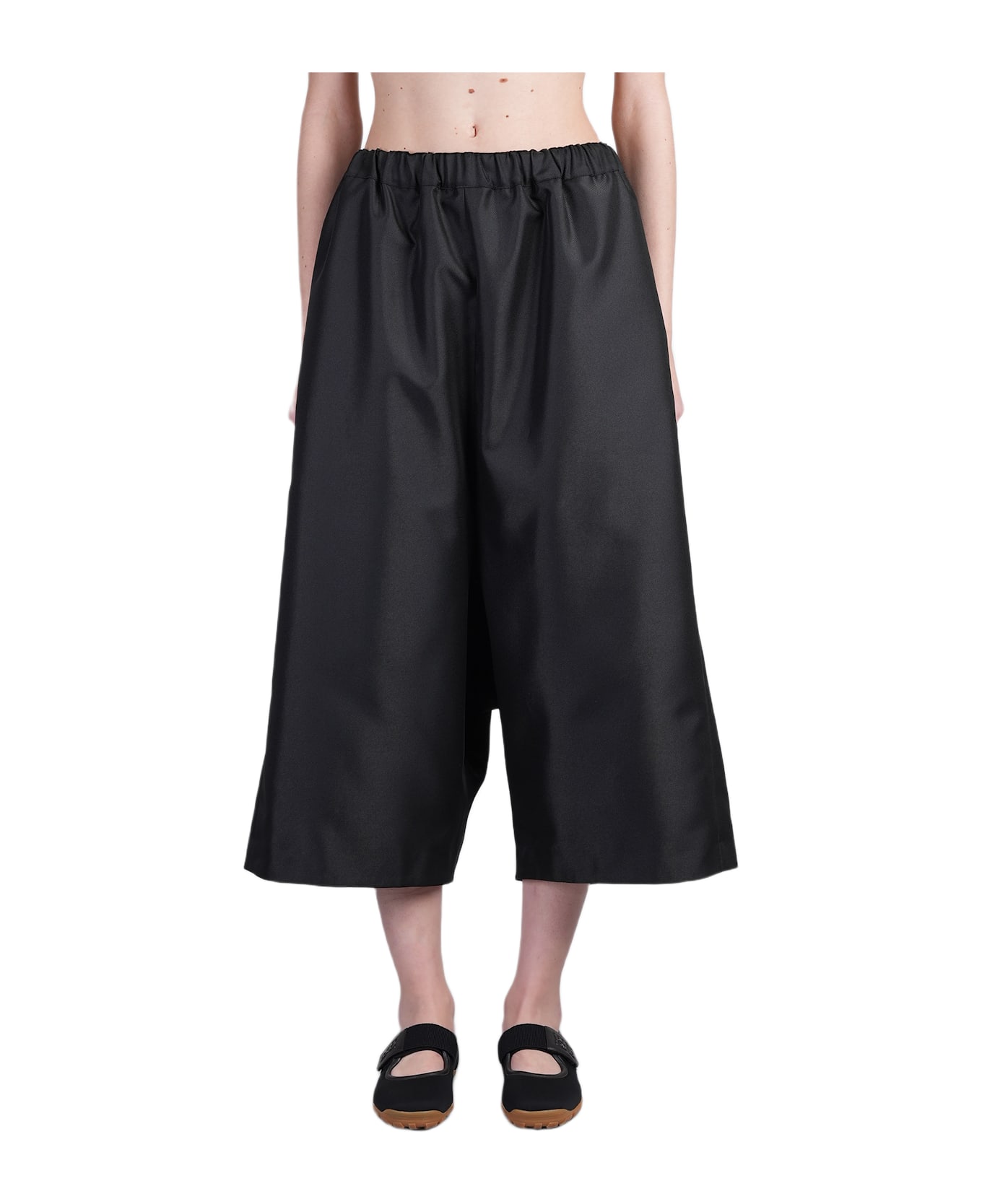 Comme des Garçons Pants In Black Polyester - black