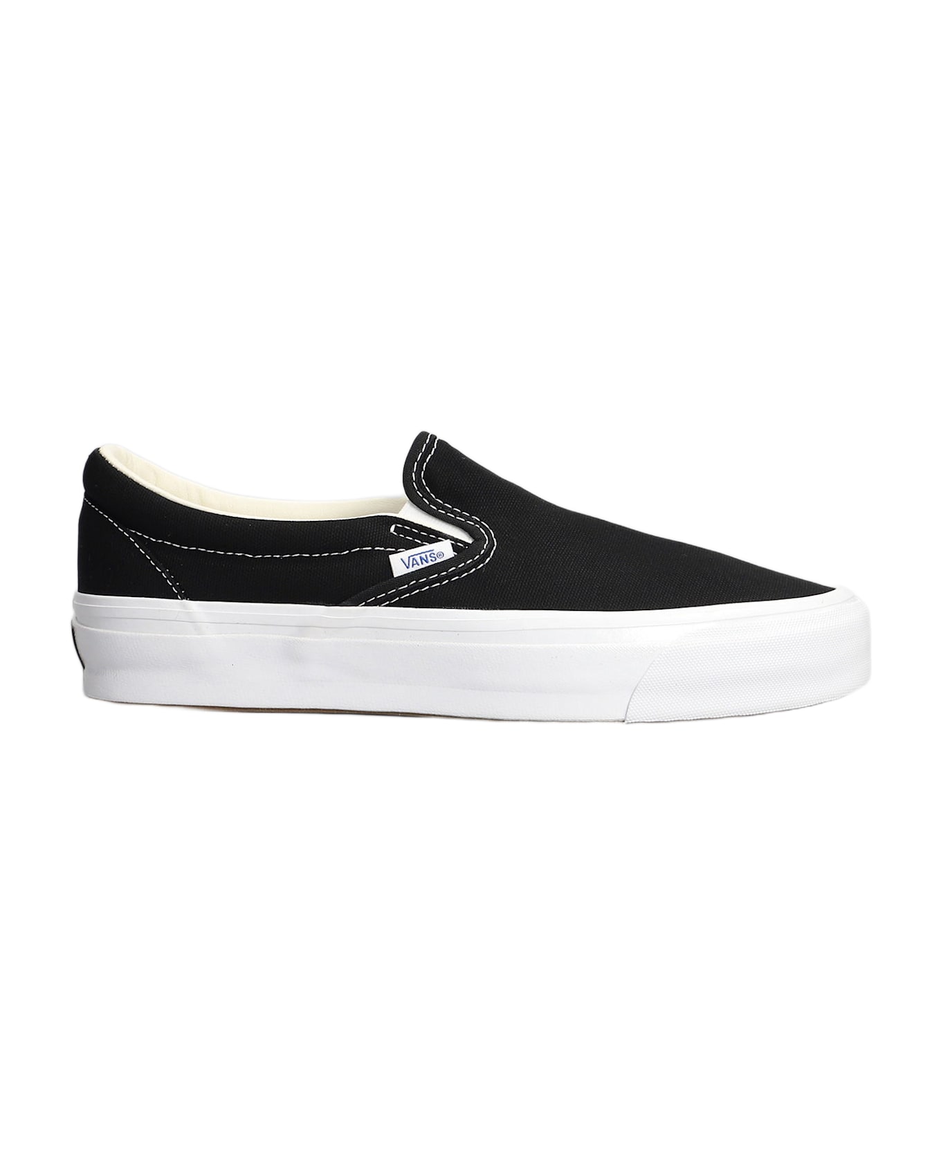 Vans Lx Slip-on Reissue98 Sneakers In Black Fabric - black
