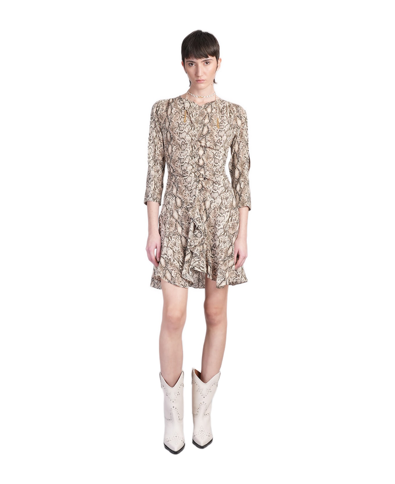 Isabel Marant Octavia Dress - beige