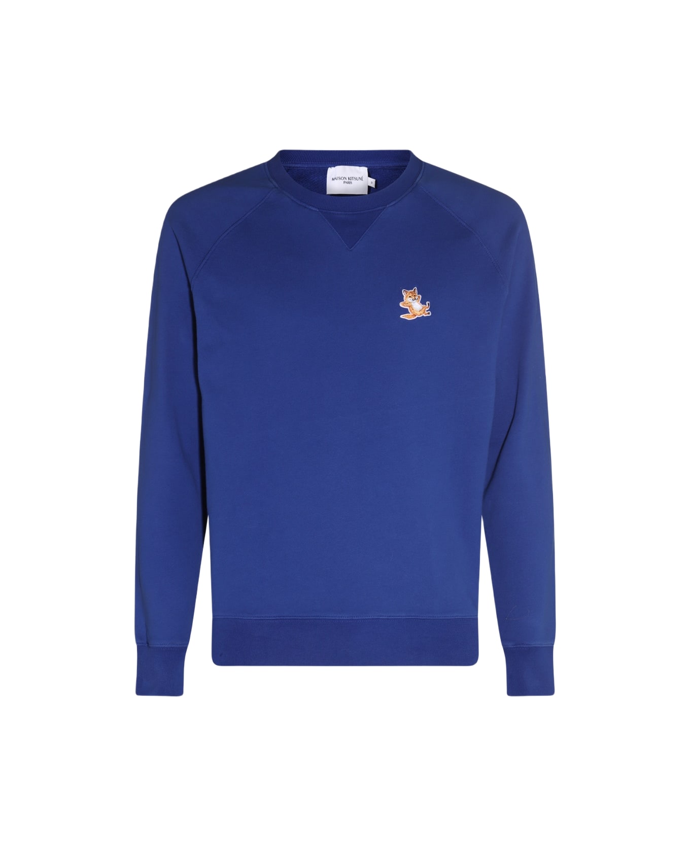 Maison Kitsuné Deep Blue Cotton Sweatshirt - DEEP BLUE