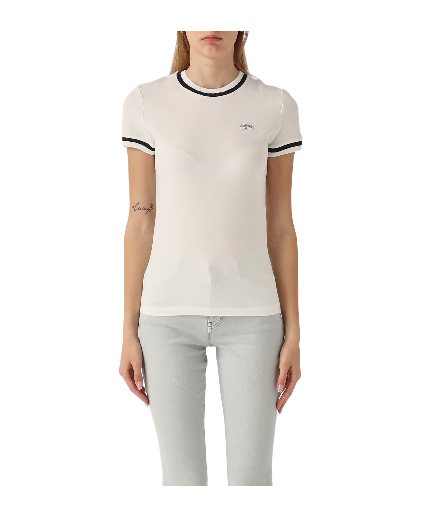 Lacoste Cotton T-shirt - BIANCO