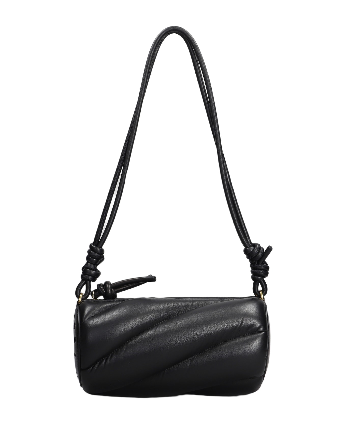 Fiorucci Mella Bag Shoulder Bag In Black Leather - Nero