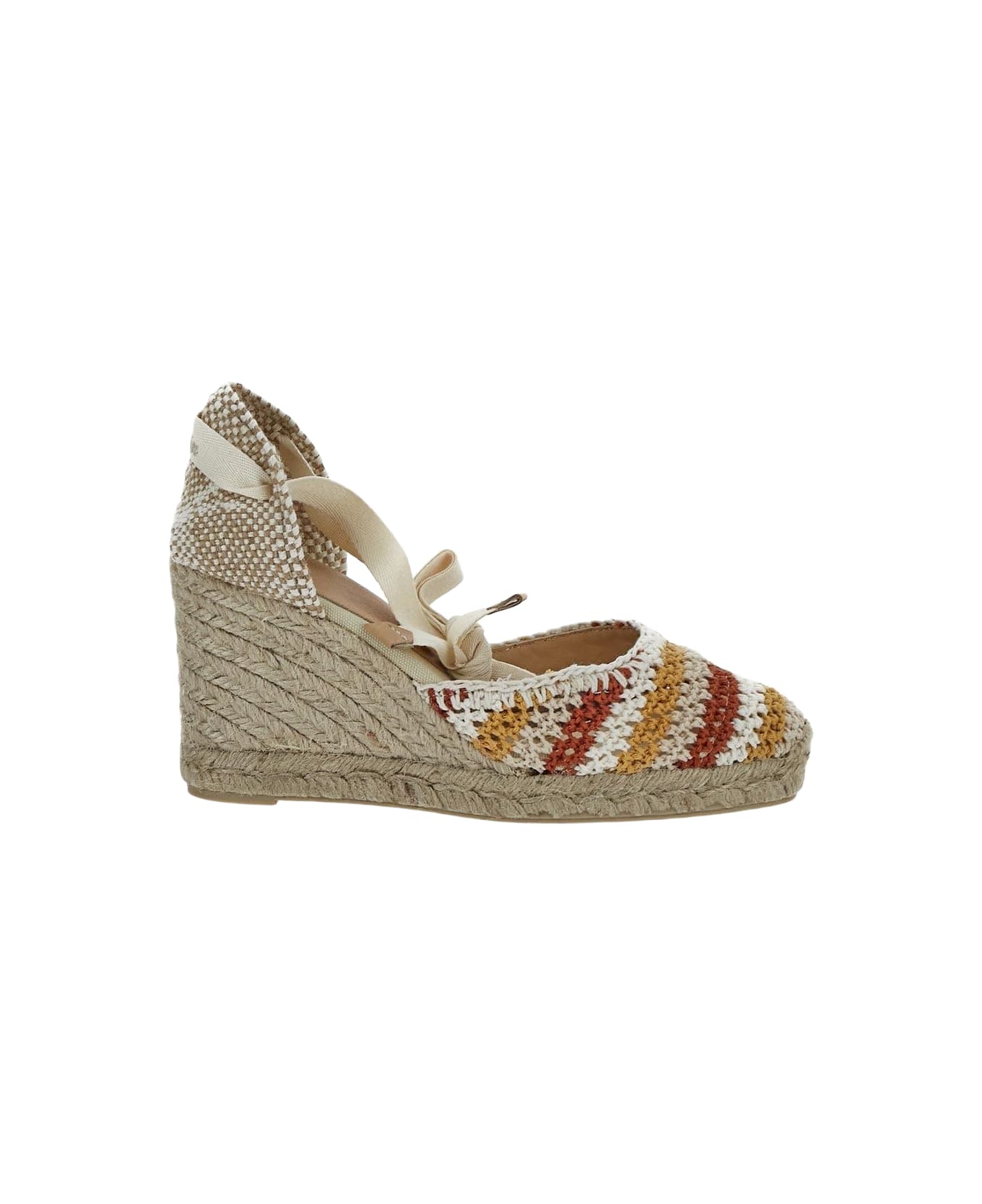Castañer Wedge Espadrille Sandals - Tostado Multicolor