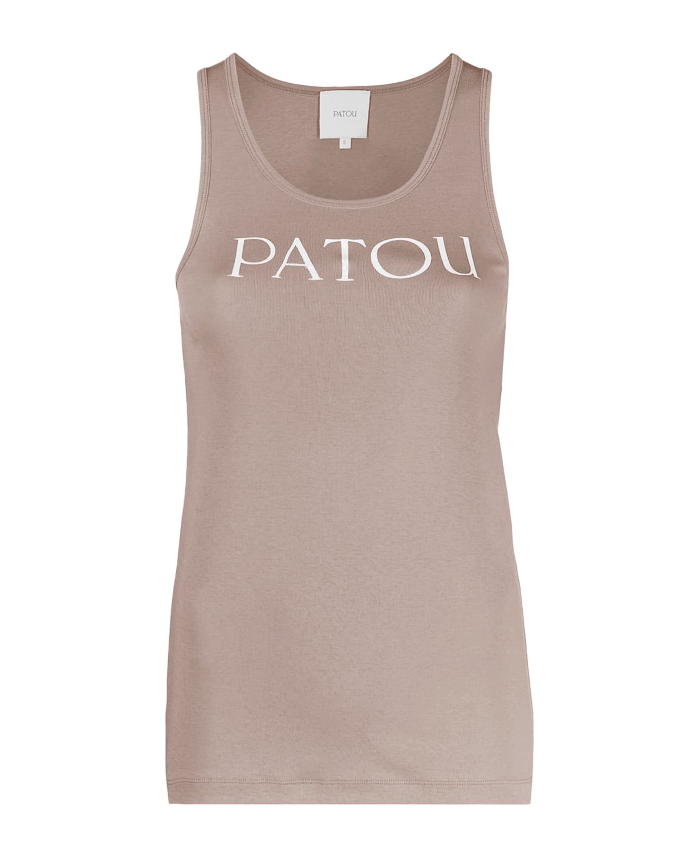Patou Logo Tank Top - Beige