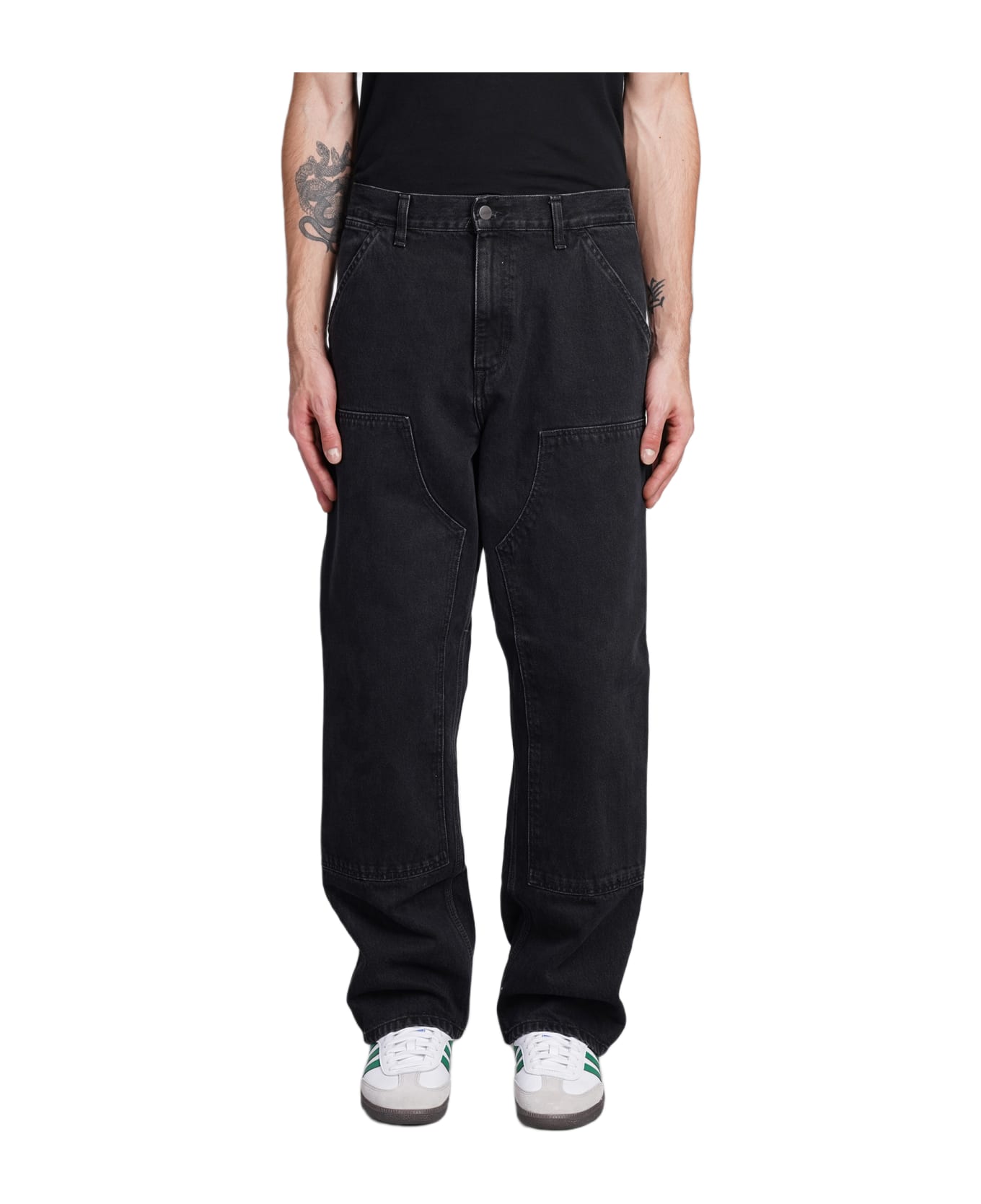Carhartt Straight Crop Jeans - BLACK