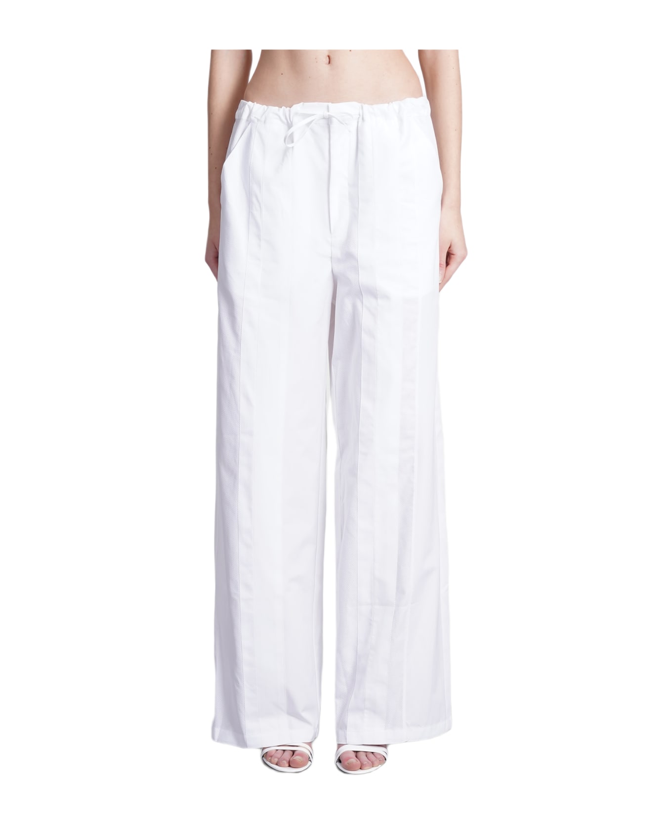Christopher Esber Pants In White Cotton - white